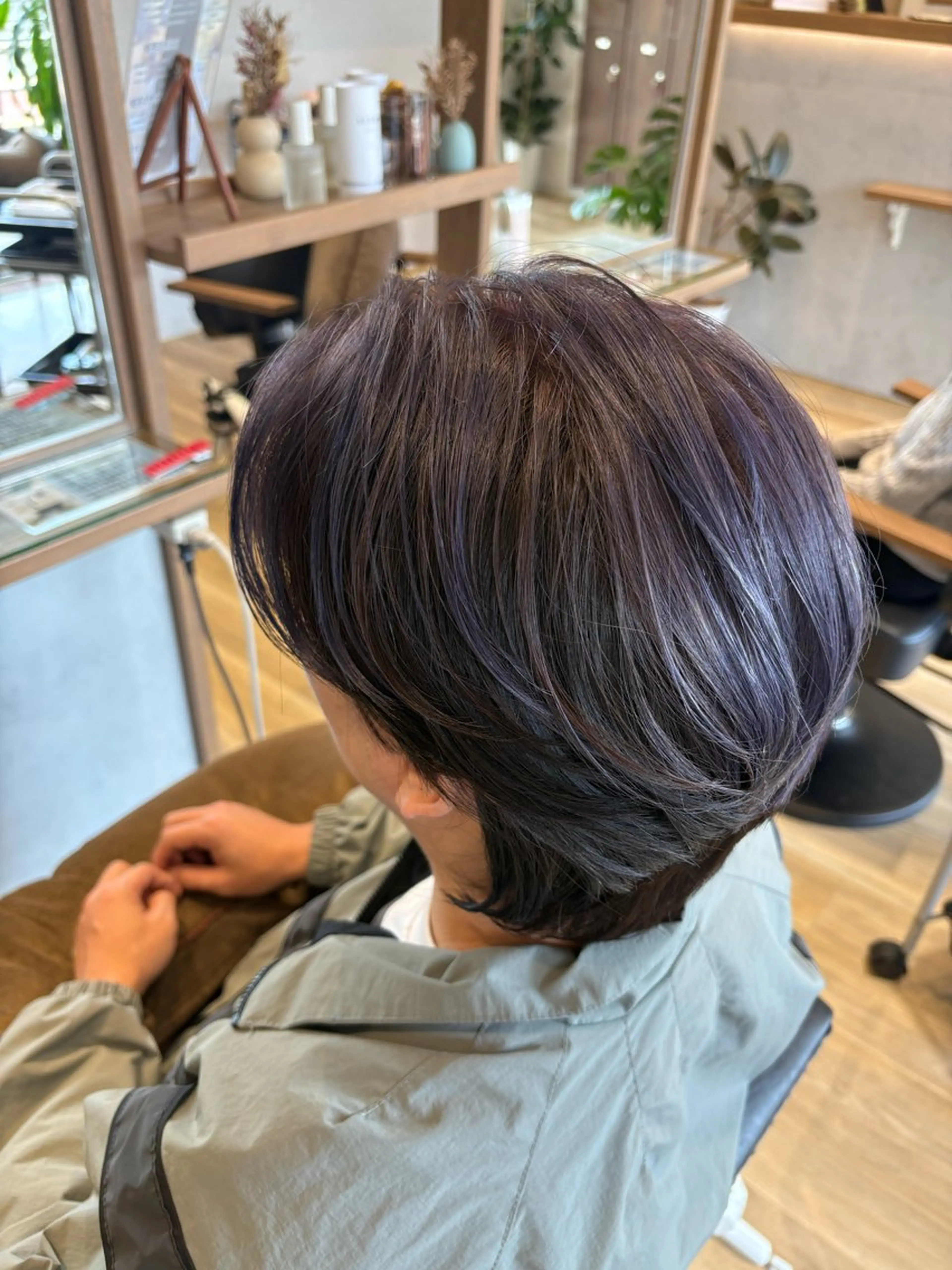 ショート カラー カット 韓国風ヘア🤍/頭皮 ケア🫧　Chikaのヘアスタイル