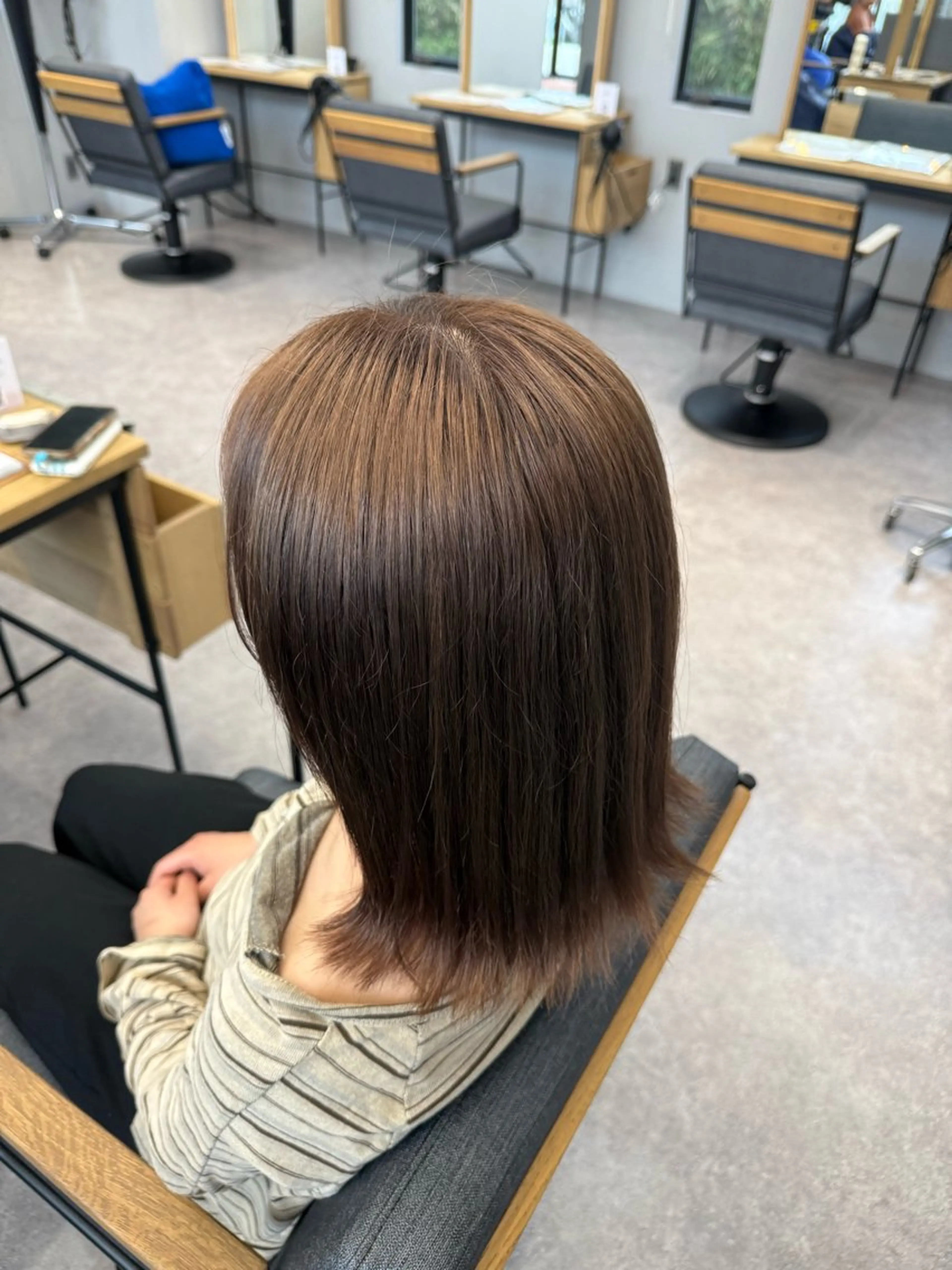 【ミニモ限定再来クーポン❕】ワンカラー+トリートメント(スムース)の写真