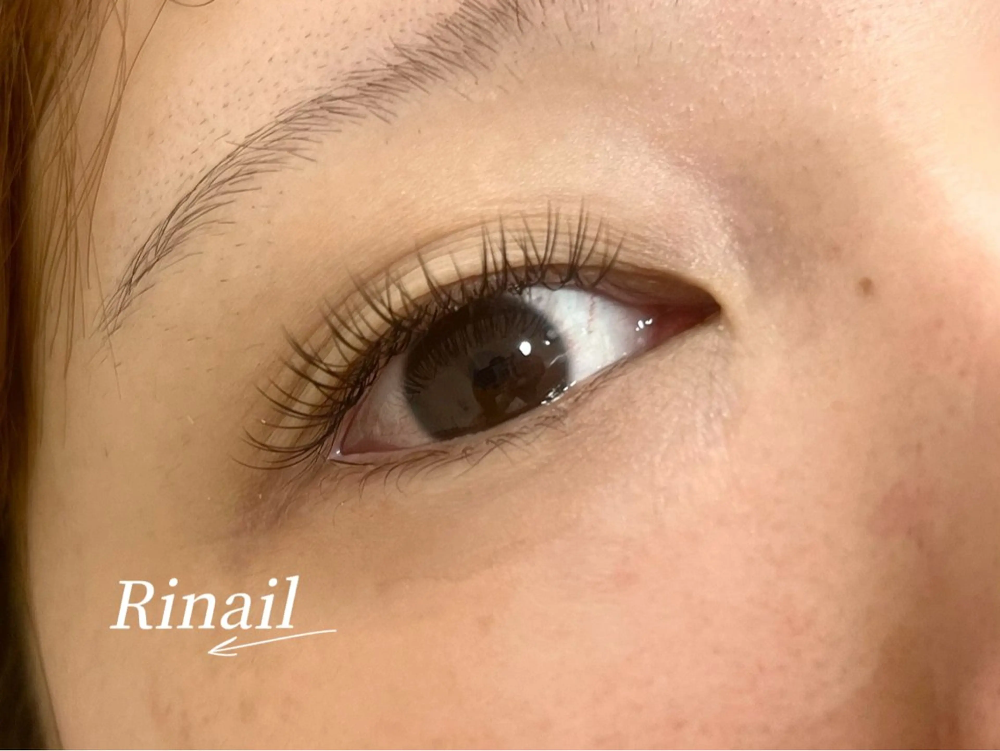 マツエク・マツパ バインドロック フラットラッシュ ナチュラル パリジェンヌラッシュリフト まつげパーマ YK Rinのネイルデザイン