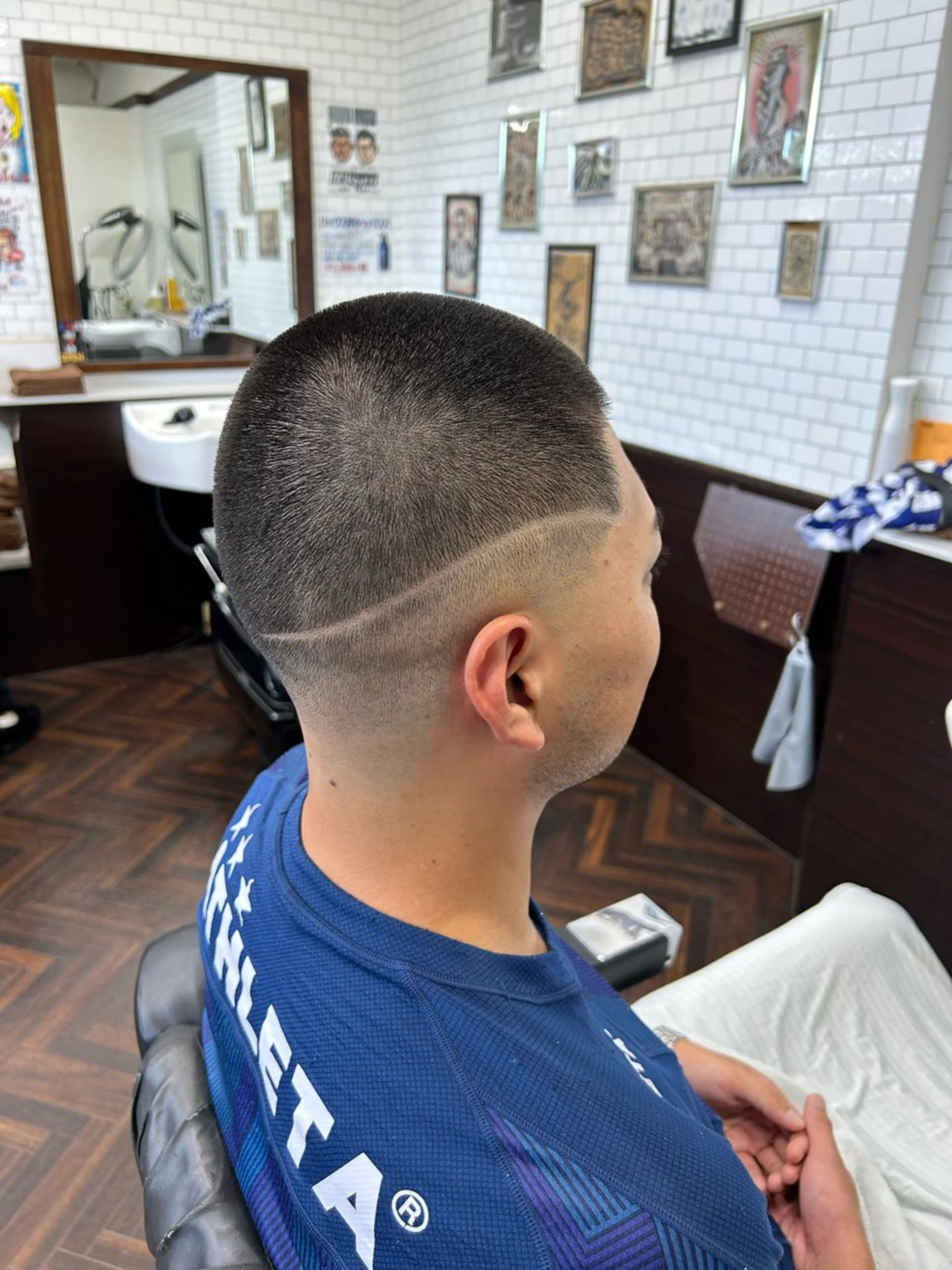 ショート メンズ B.B.Cams西原店所属・モデル募集中‼️ 安座間💈のヘアスタイル