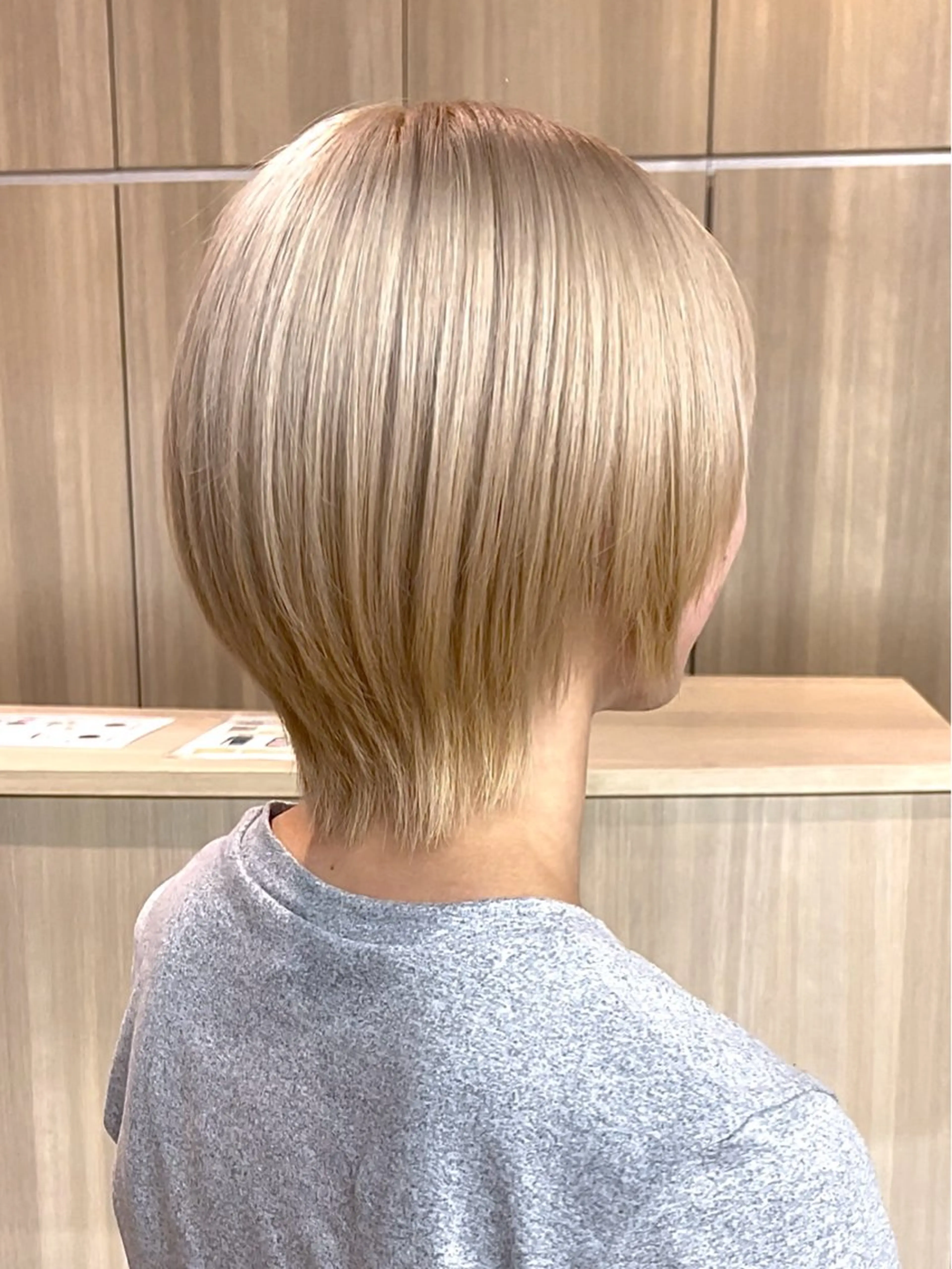 ショート カラー カット ヘアカラー トリートメント 野田頭 心🌿/ボブ レイヤー/艶カラーのヘアスタイル