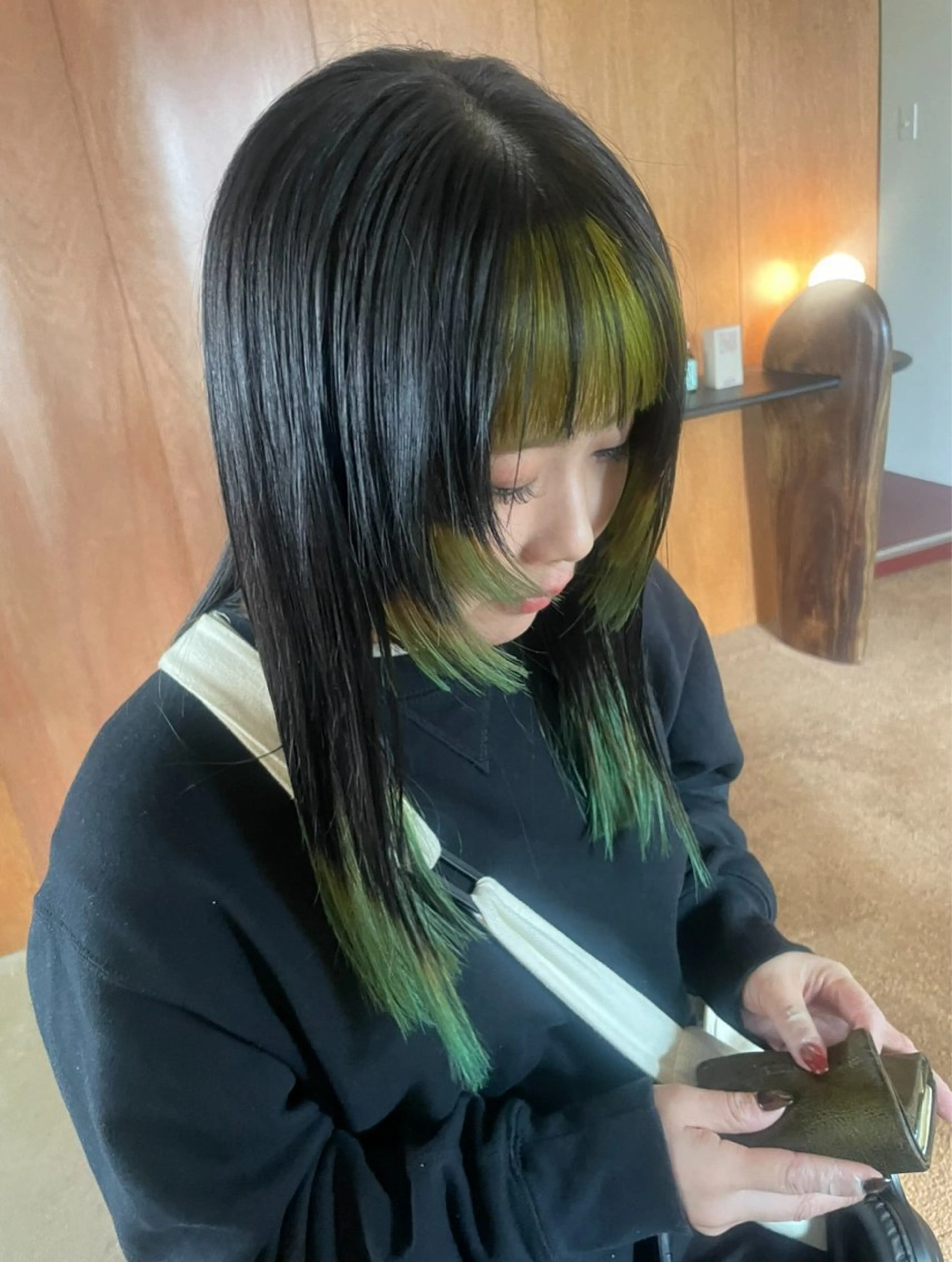 ロング ヘアカラー unit./ ReNnaのヘアスタイル
