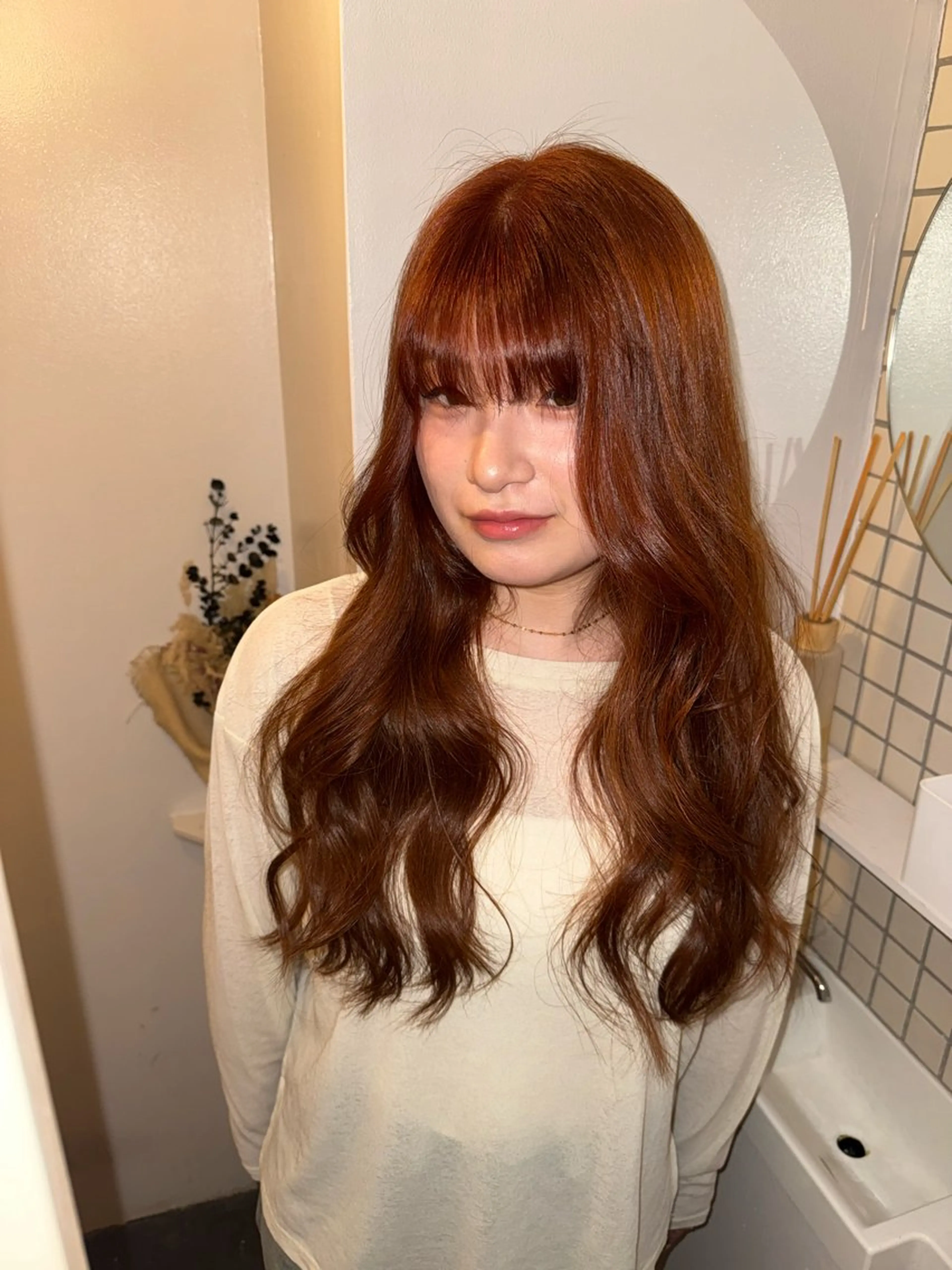 ロング 海外風/暖色🧡 /Unaのヘアスタイル