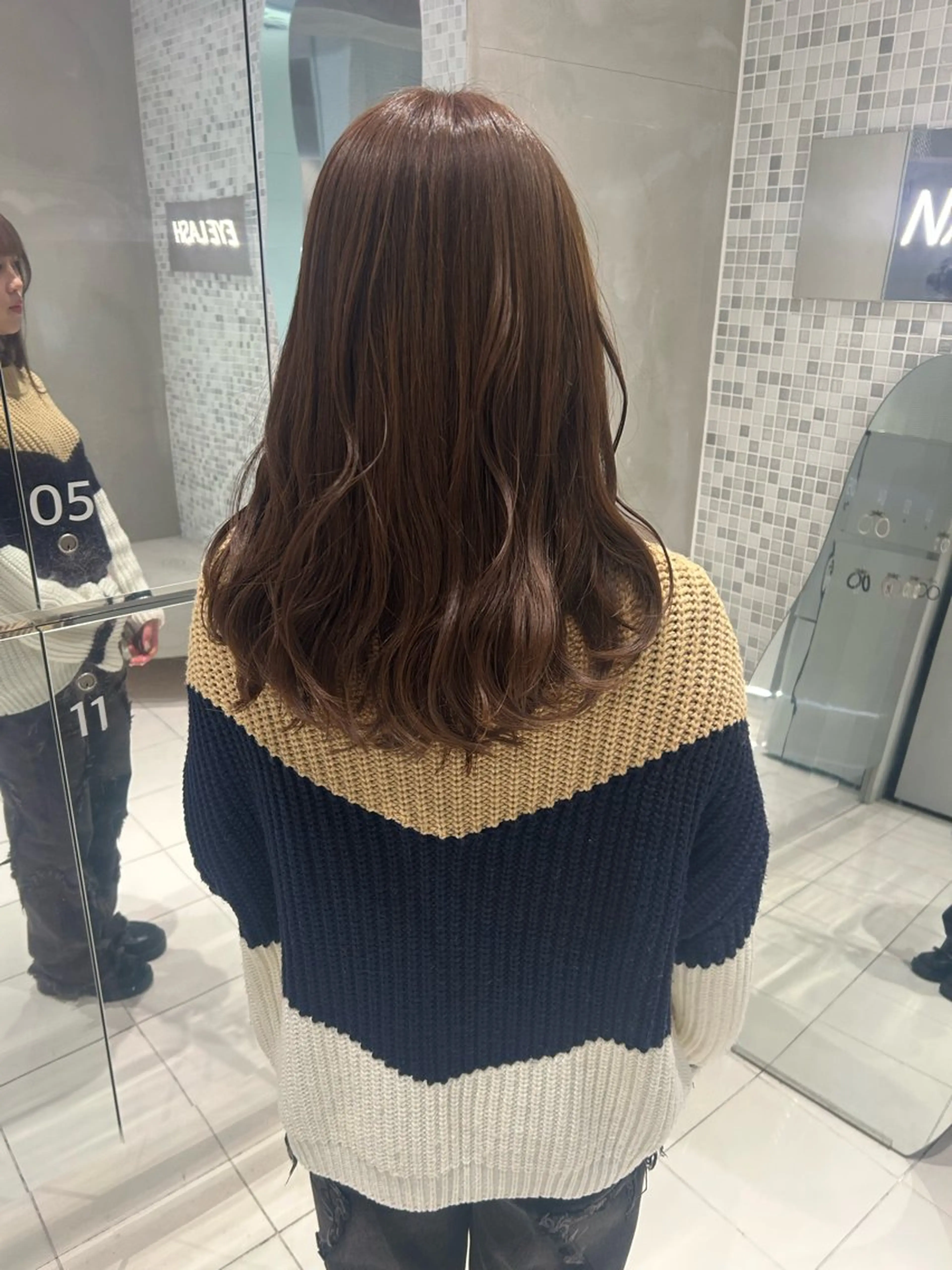 ロング カラー ベージュカラー ブリーチ ブリーチなしカラー カット ヘアカラー トリートメント 透明感カラー🫧 nanohaのヘアスタイル