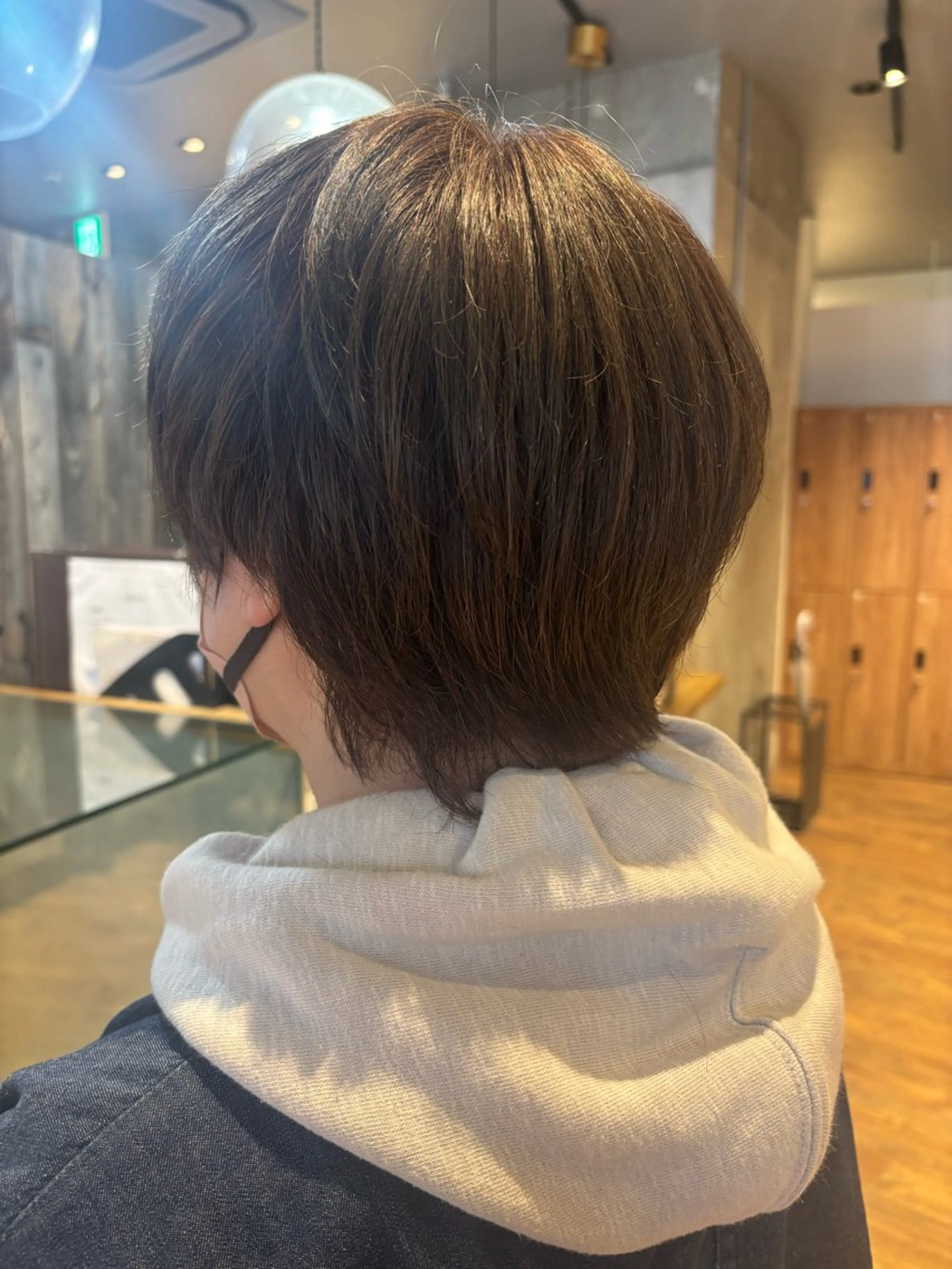 ショート 🎀ワンレンボブ🎀 ワンカラー　あゆみのヘアスタイル