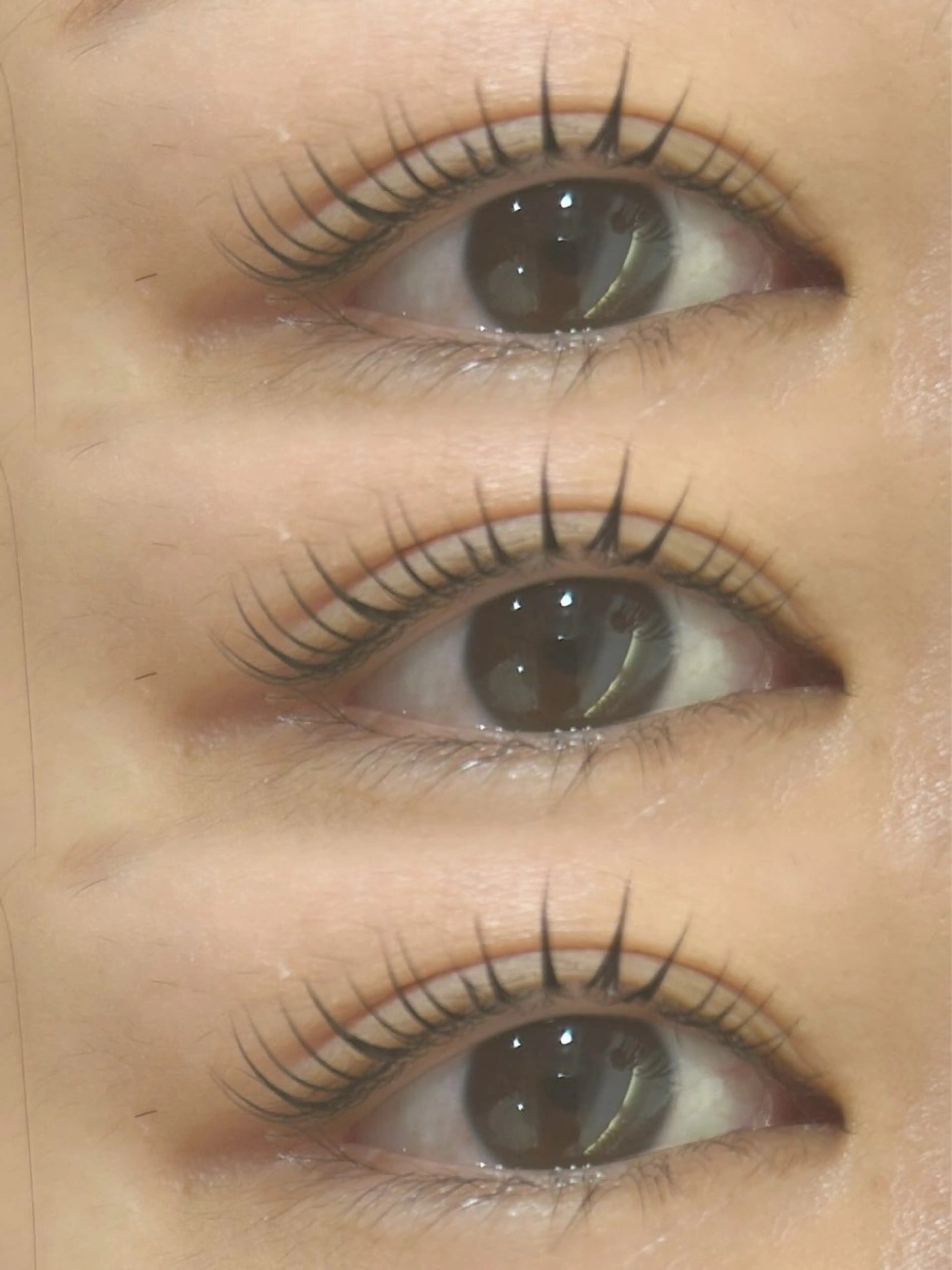 マツエク・マツパ ナチュラル 一重×まつ毛パーマ femme横川 Rinkaのマツエク・マツパデザイン