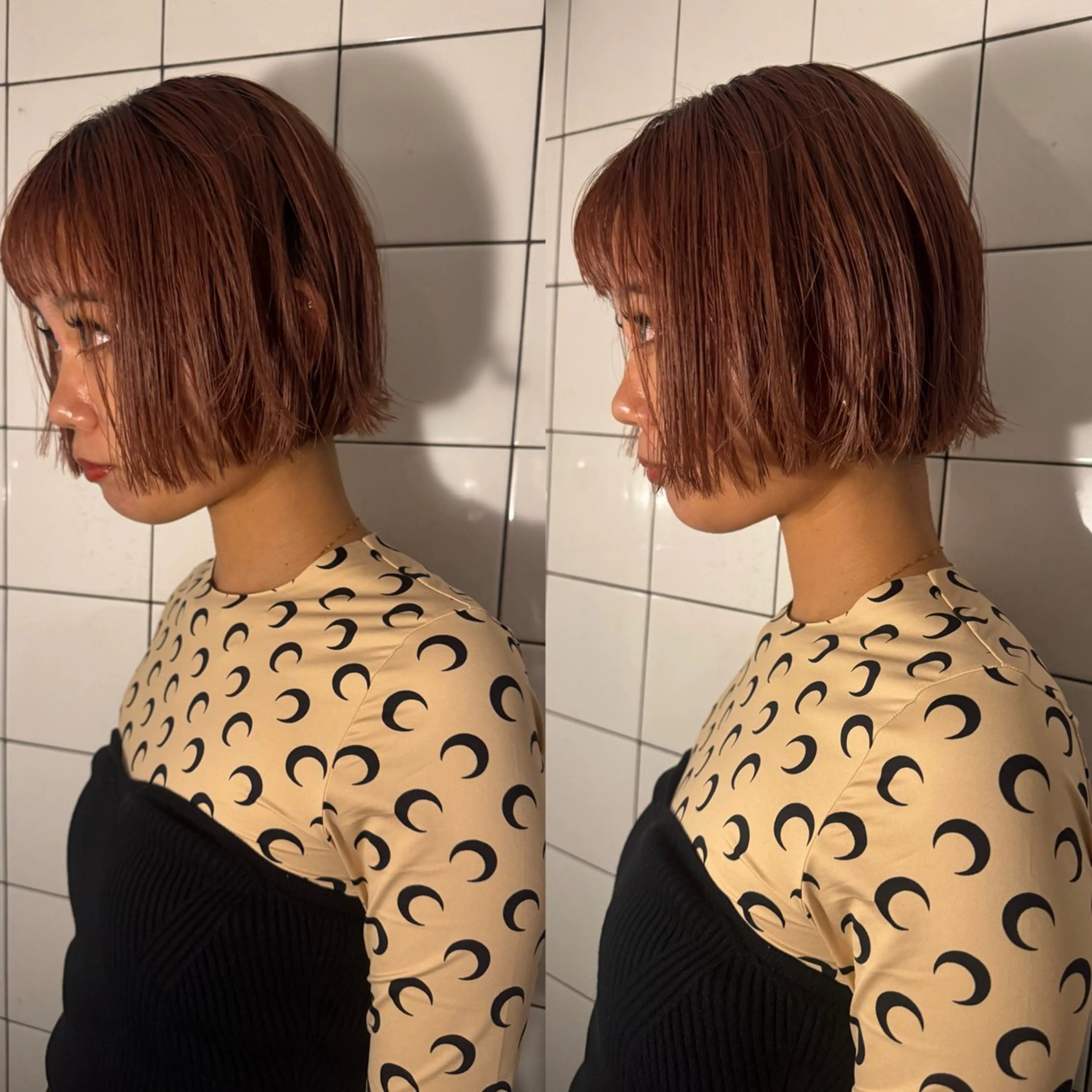 ショート 捺葵 @72tomi__のヘアスタイル