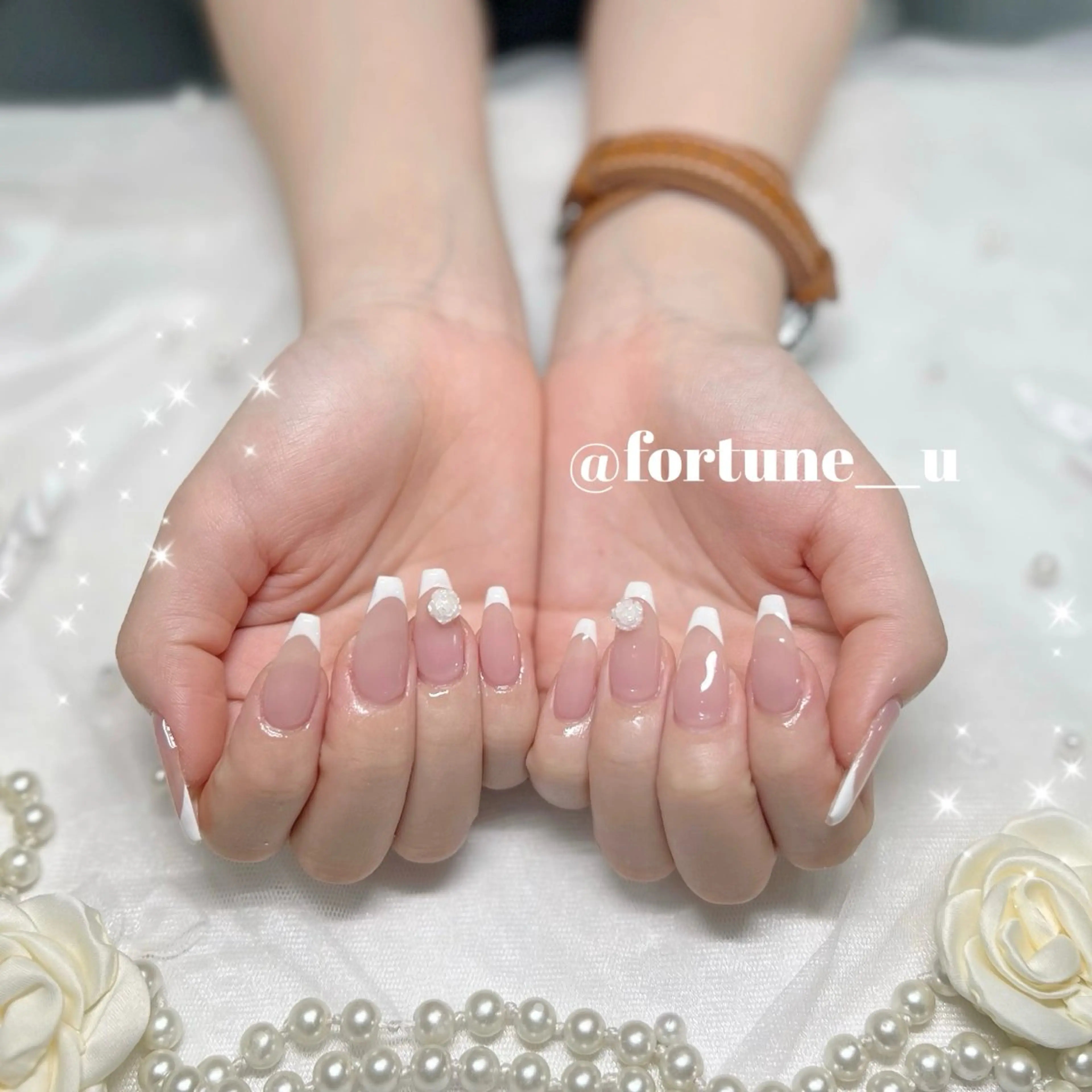 ネイル ガーリー 韓国ネイル 持ち込み ワンホンネイル ハンドネイル 💜5/4空✩.* Yuuna💜のネイルデザイン