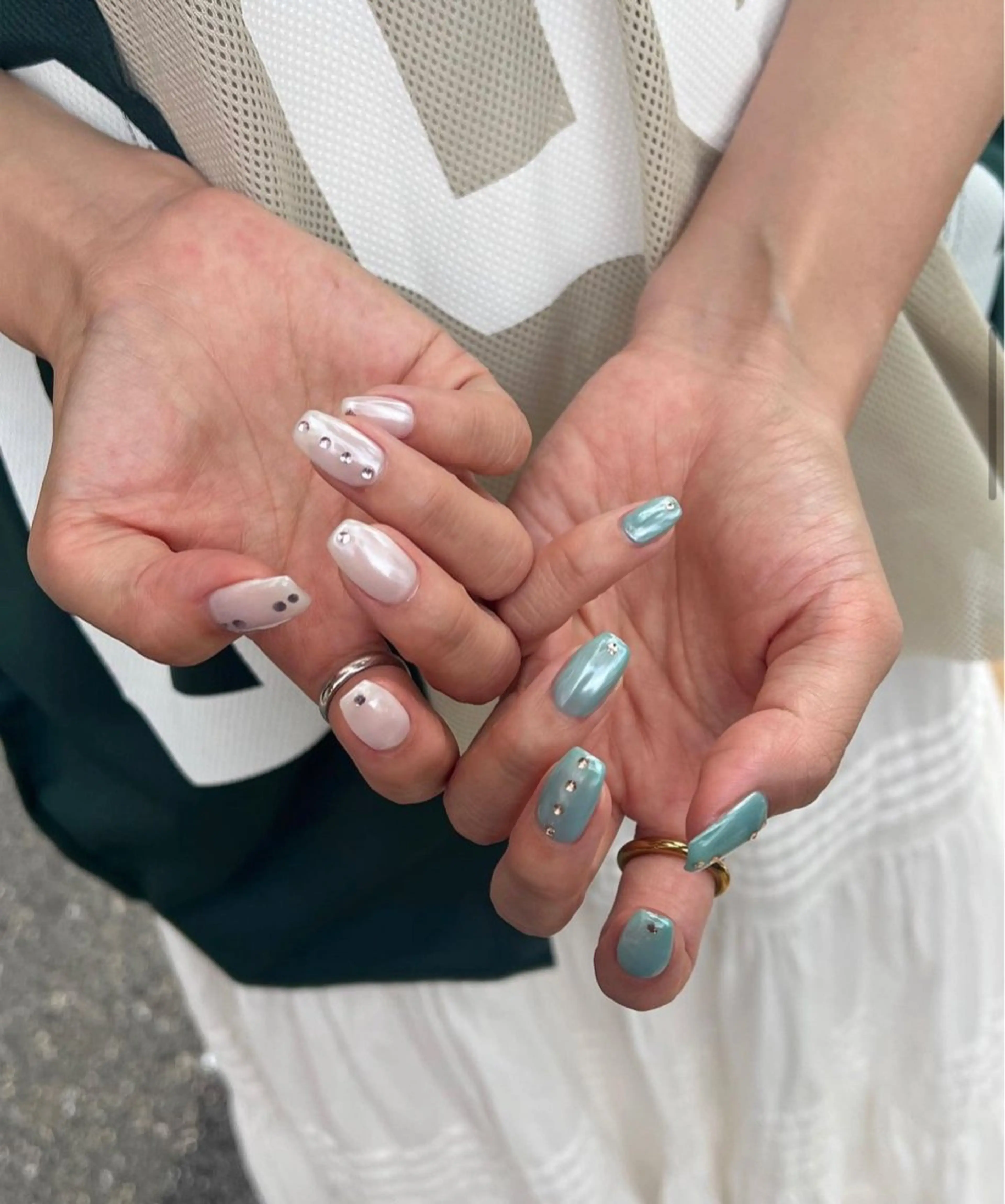 Hand🪞ミラーorオーロラの写真