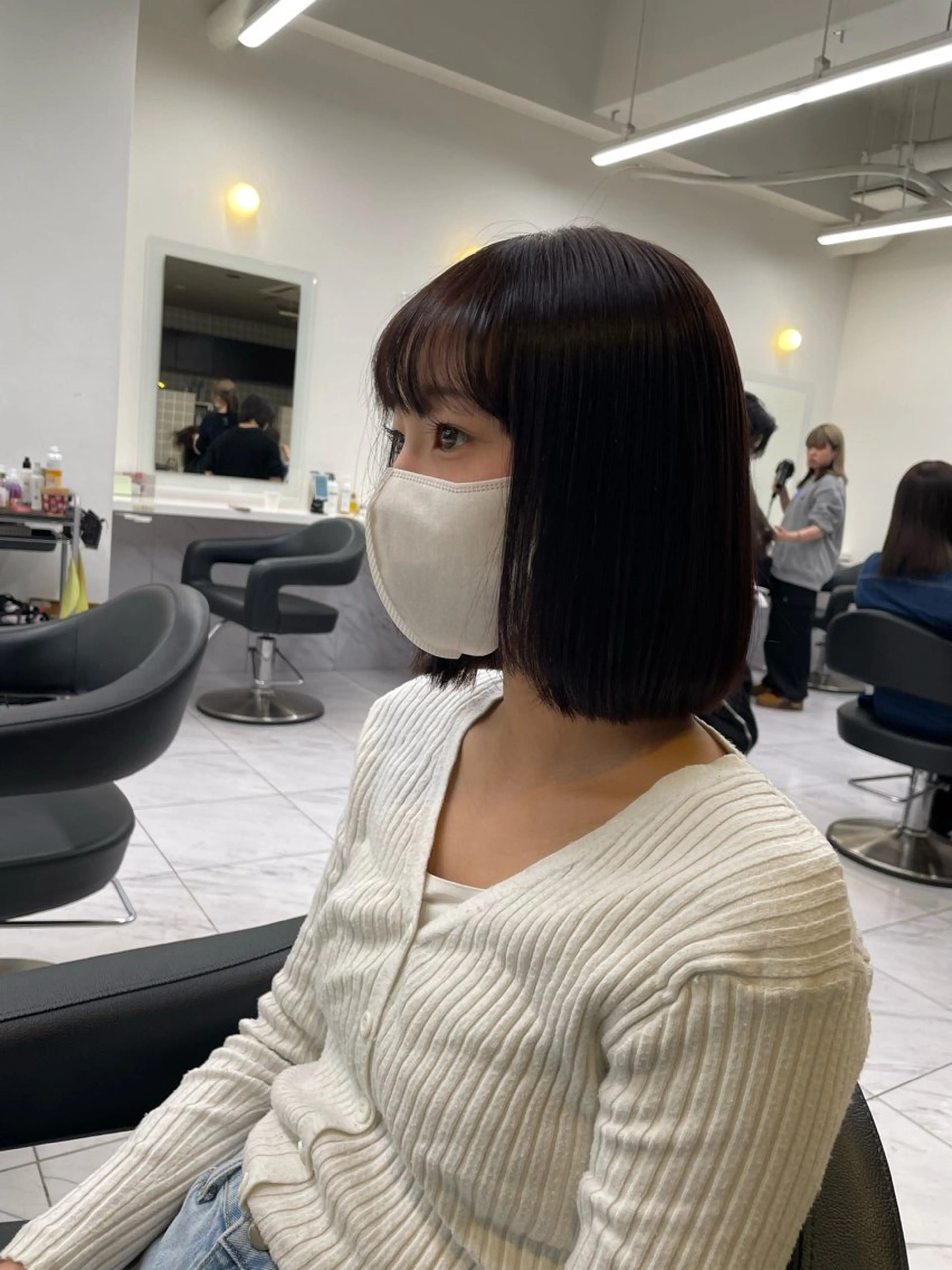 ショート カラー ヘアアレンジ ヘアカラー トリートメント ヘアセット 💗横浜美容室 💗HARUNAのヘアスタイル