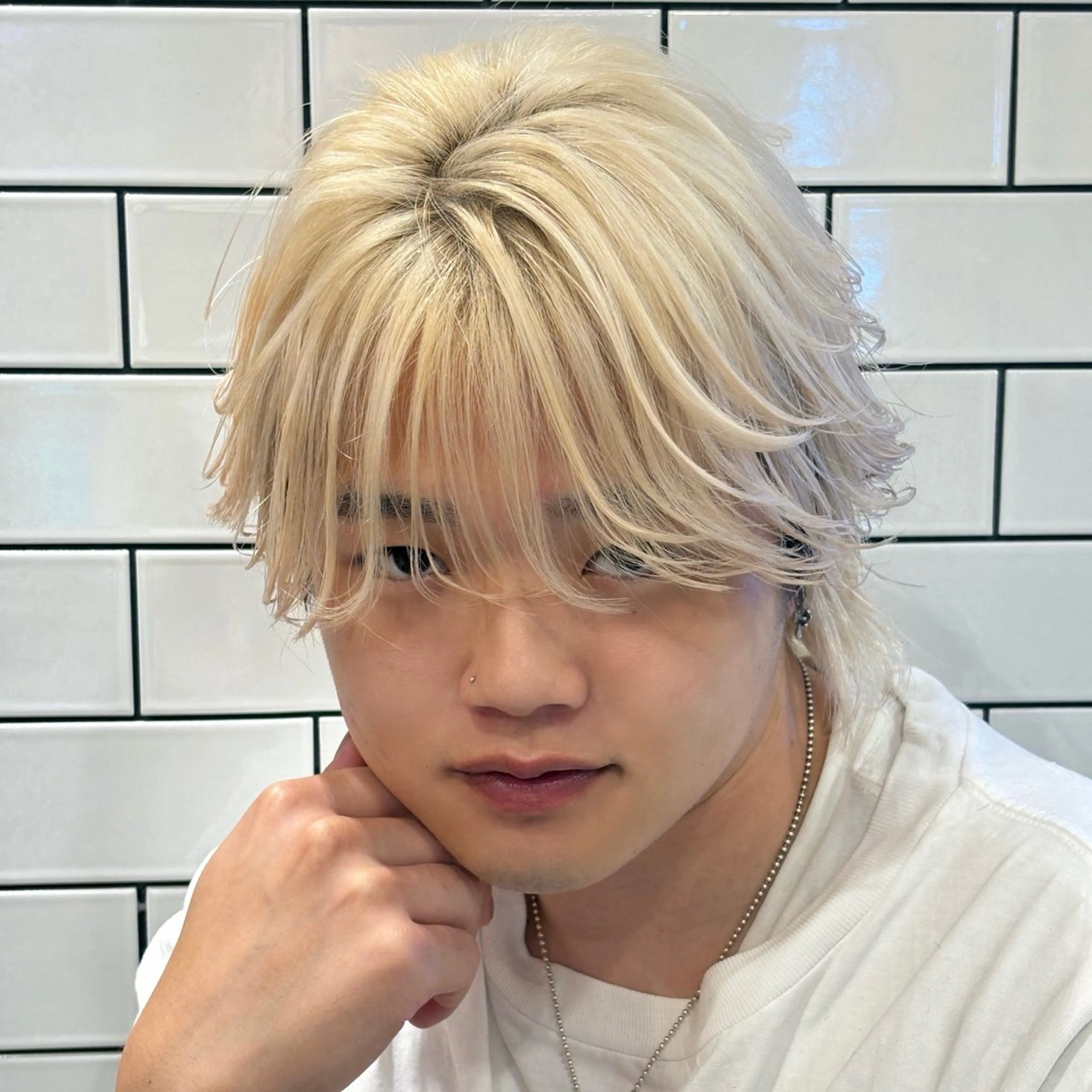 🔥【新規様限定クーポン】メンズカット&リタッチ&オンカラー※ブリーチ一回分🔥⚠️学生10％オフの写真