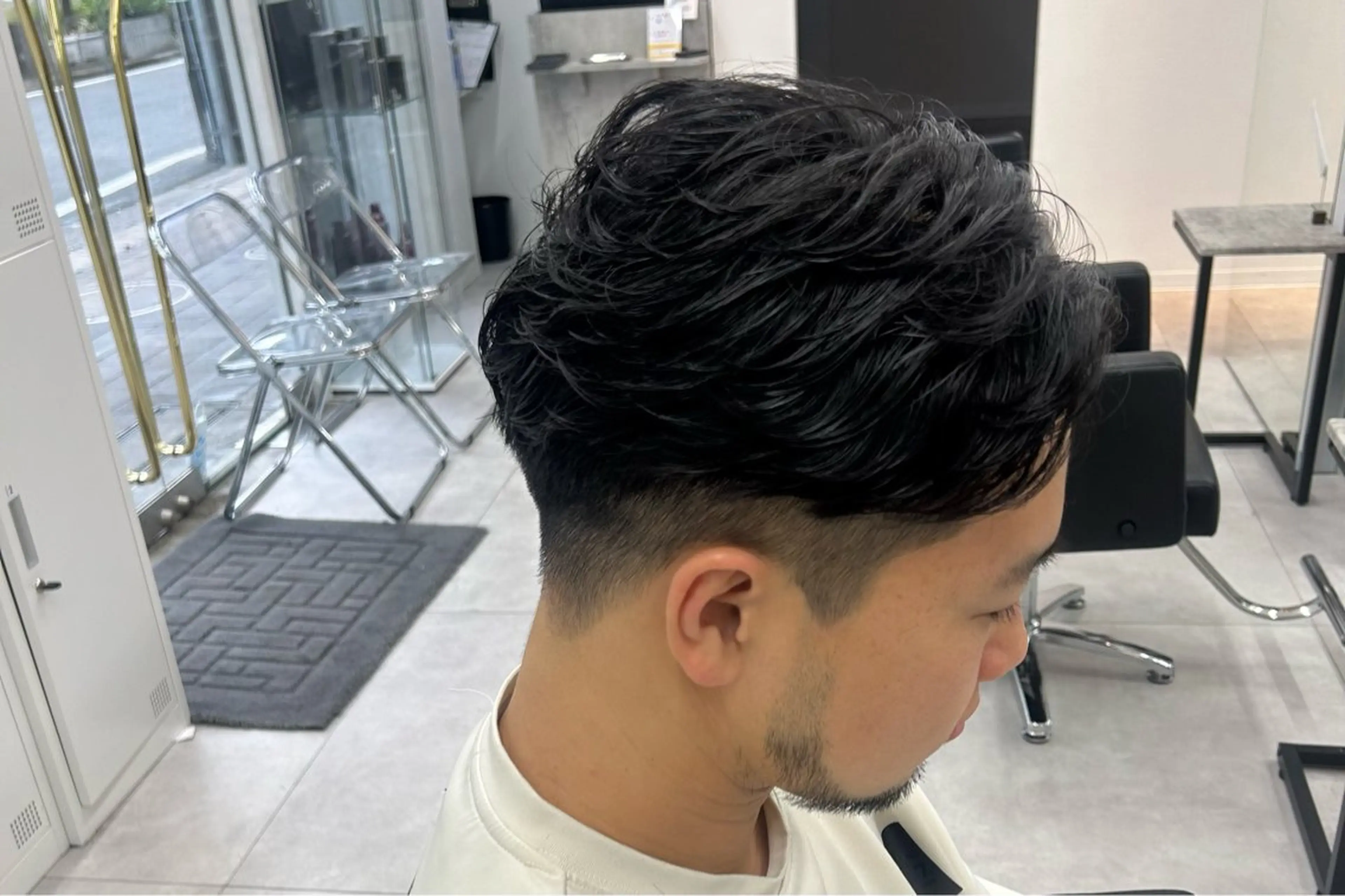 ショート パーマ メンズ カット ヘアカラー パーマ メンズパーマ /RENA*のヘアスタイル