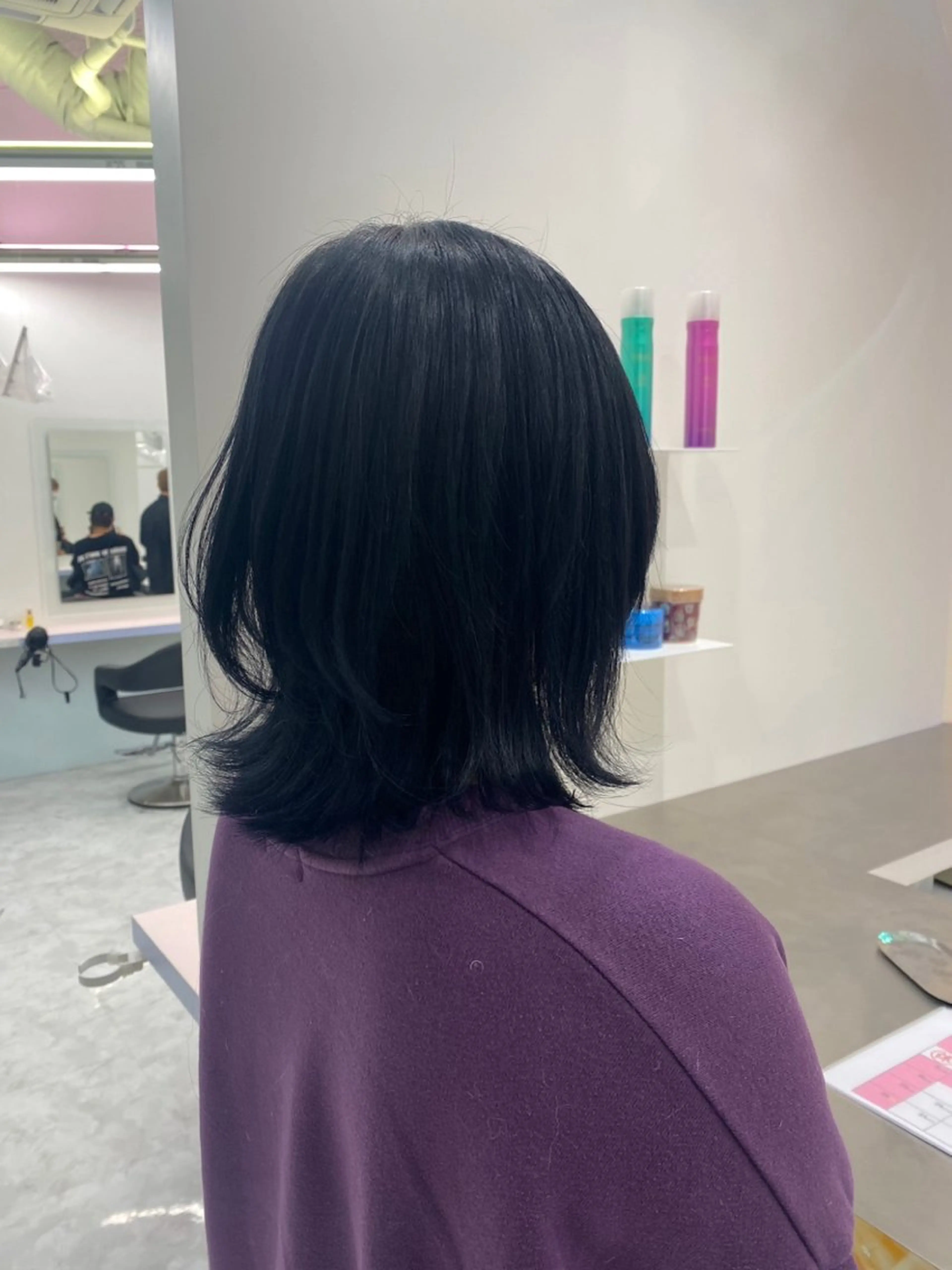 ミディアム カラー パーマ ヘアアレンジ メンズ 🤍透明感カラー🤍 似合わせ🤍AINEのヘアスタイル