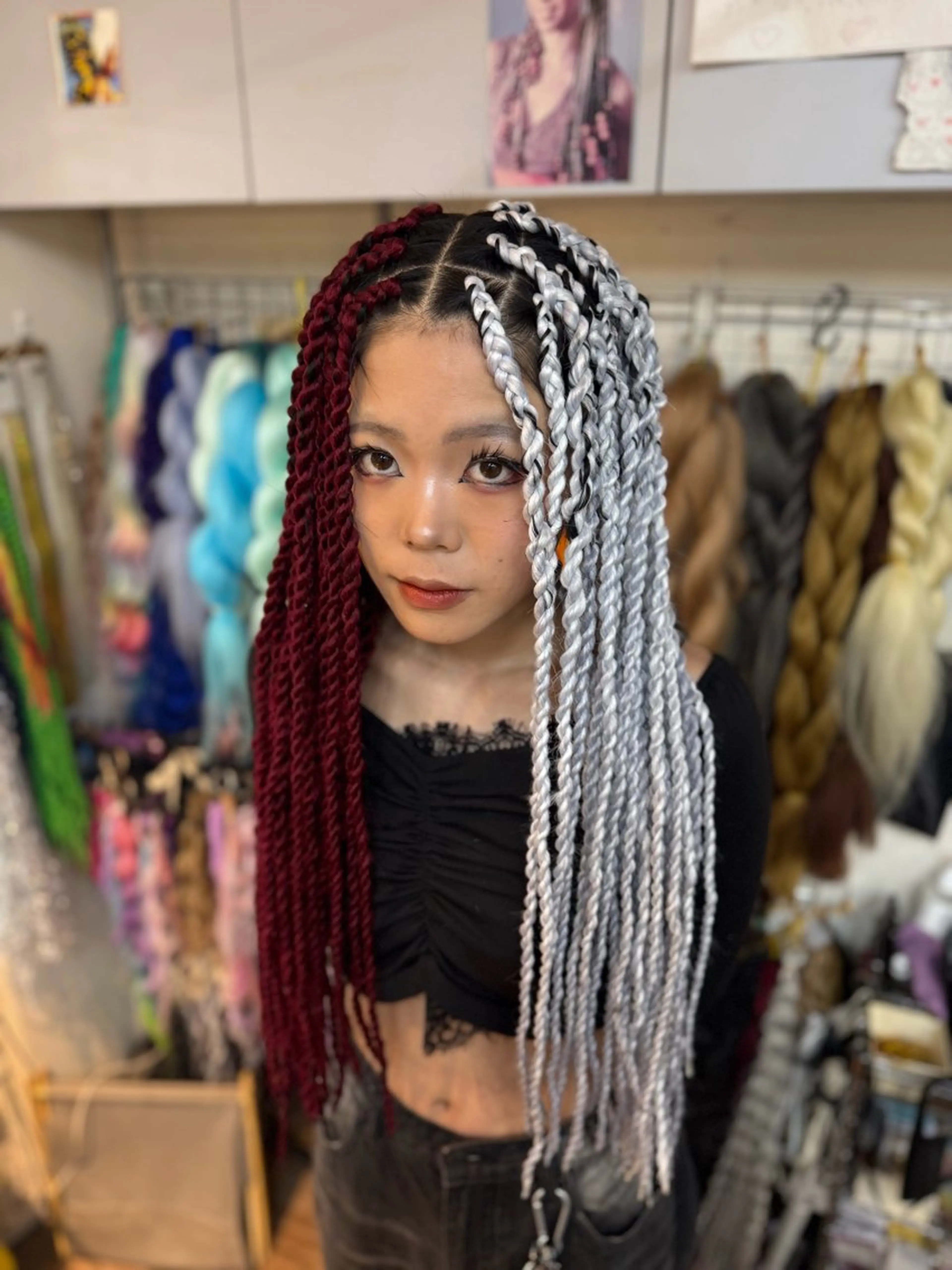 ロング エクステ ヘアセット scamp⭐️ さくらのヘアスタイル