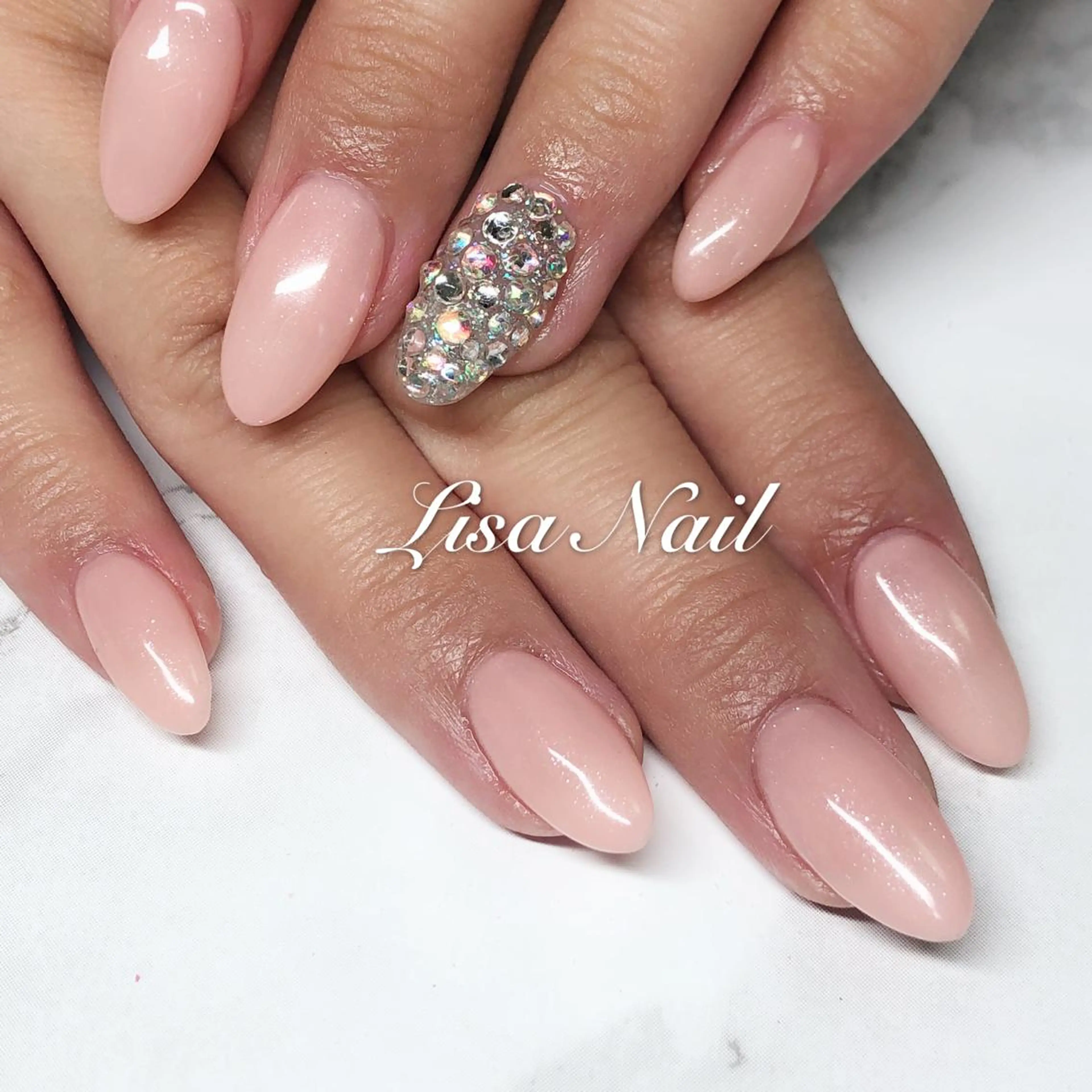 ネイル スカルプネイル ハンドネイル 🎀 RI🎀のネイルデザイン