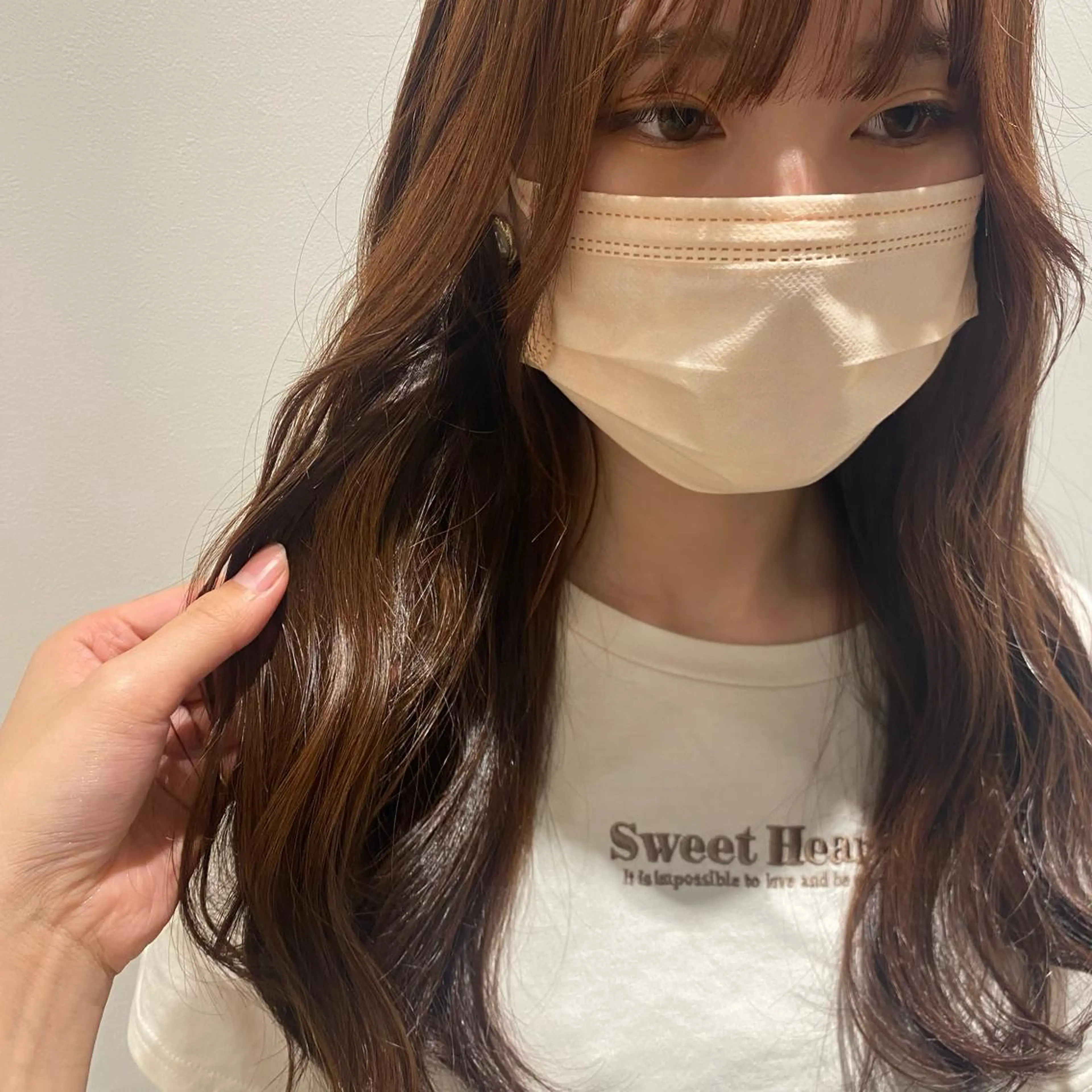 ロング カラー ベージュカラー ピンクカラー ピンクベージュ 🌷Asuka /レイヤーカット🌷のヘアスタイル