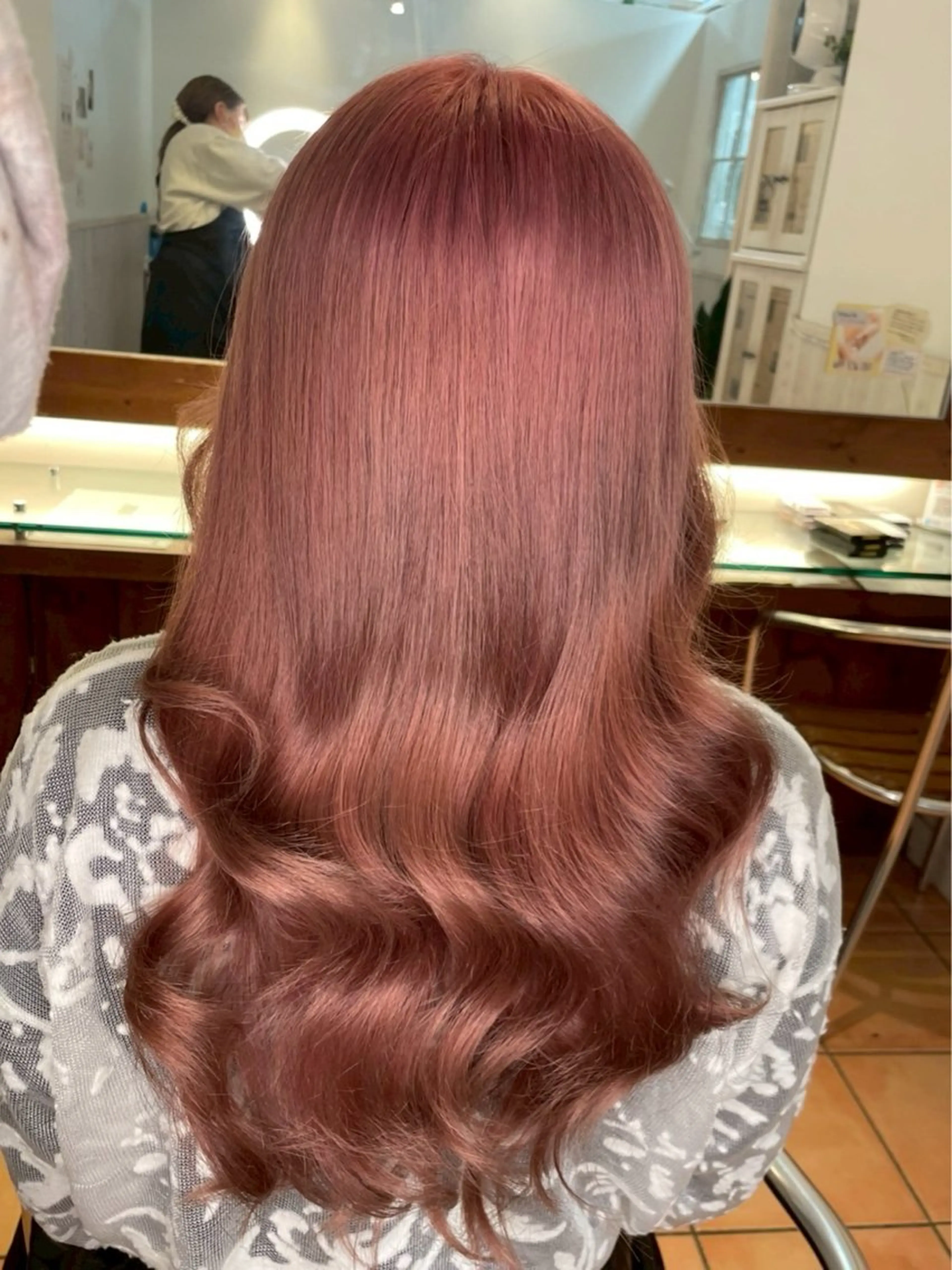 ロング 下まつげパーマモデル Mayuのヘアスタイル