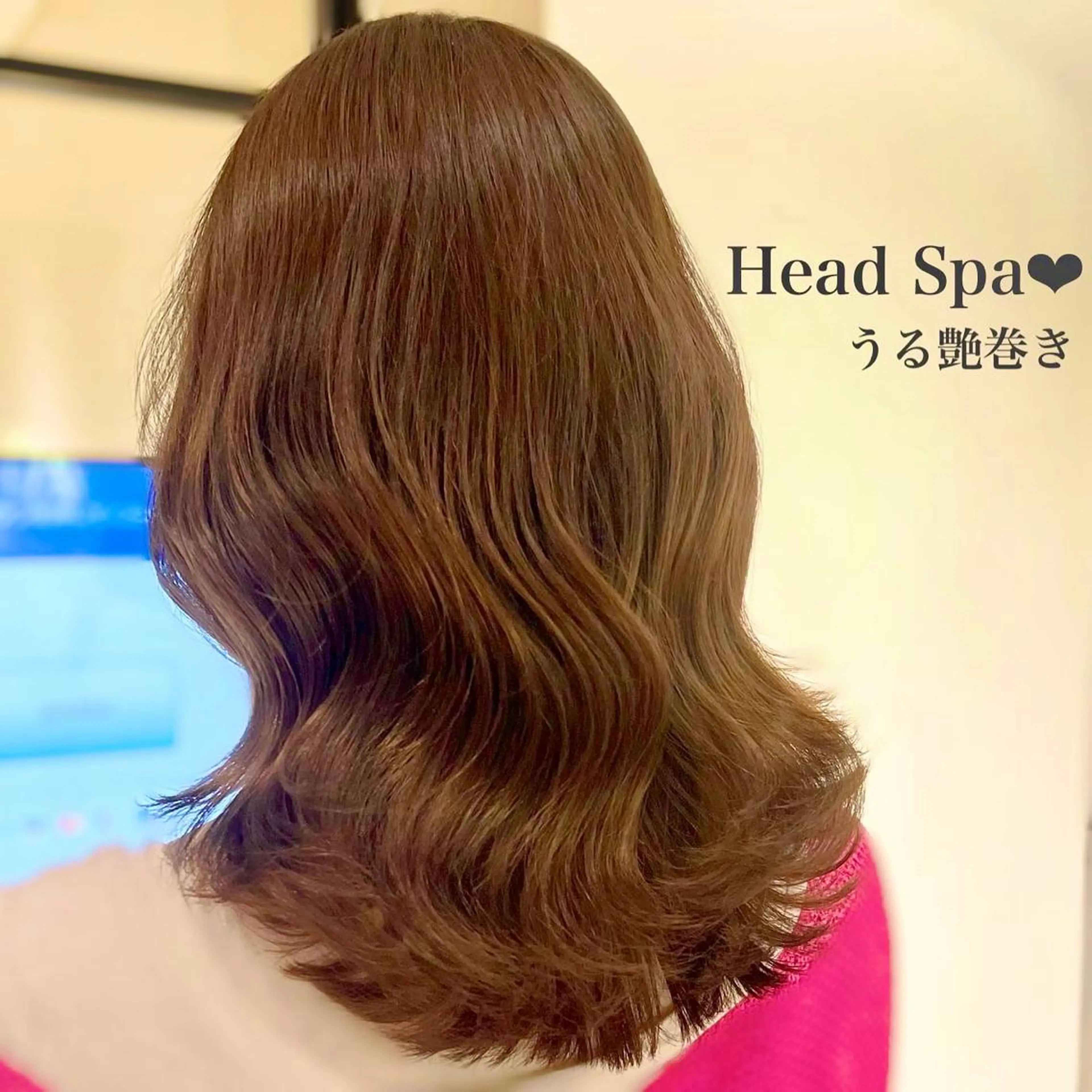 セミロング 髪質改善 縮毛矯正 トリートメント 美髪ヘッドスパ🫧 西山紗奈江💆♀️のヘアスタイル