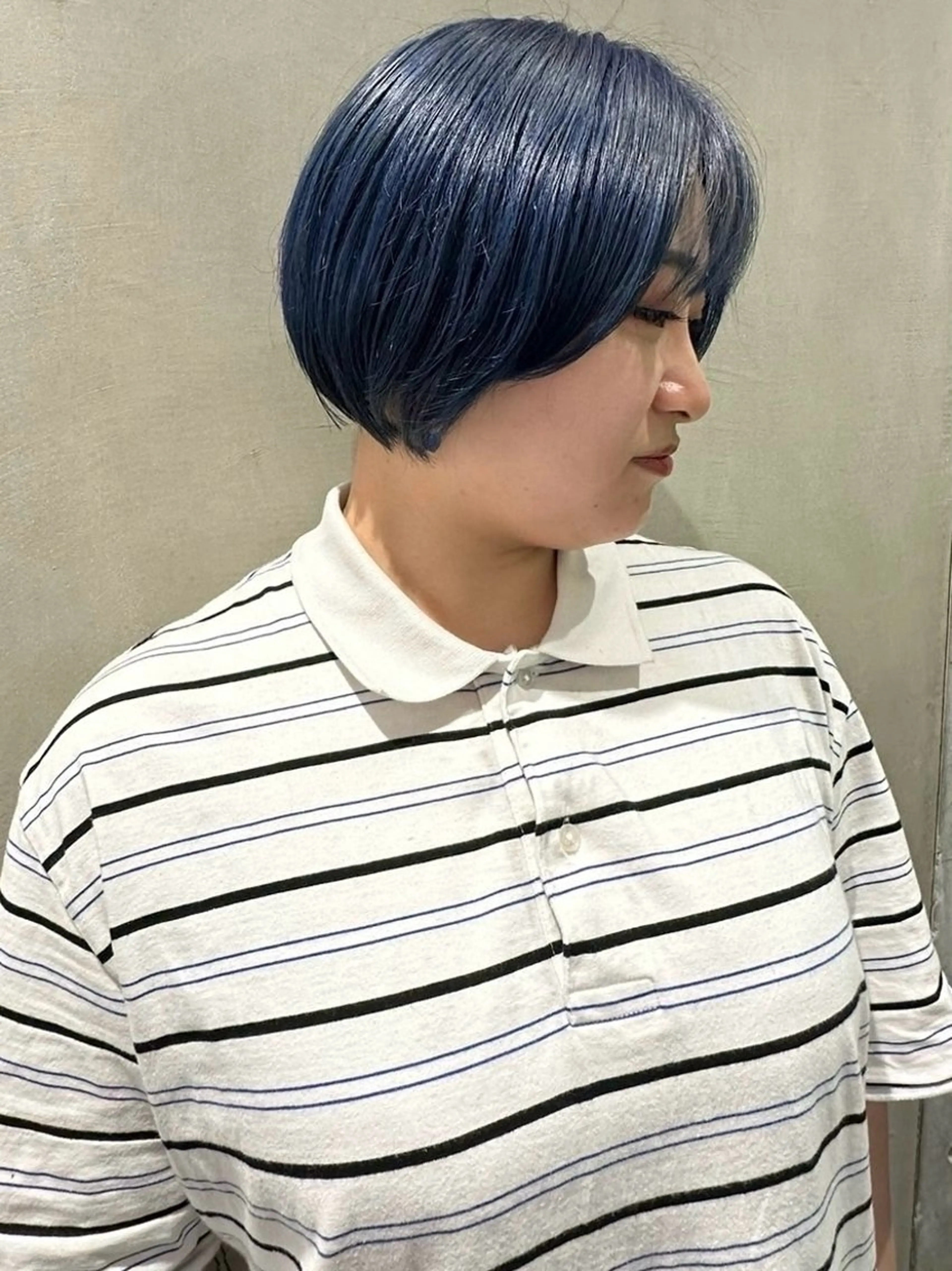 ショート カラー カット ヘッドスパ ボブ/ゆるふわ ボブパーマ/とういのヘアスタイル