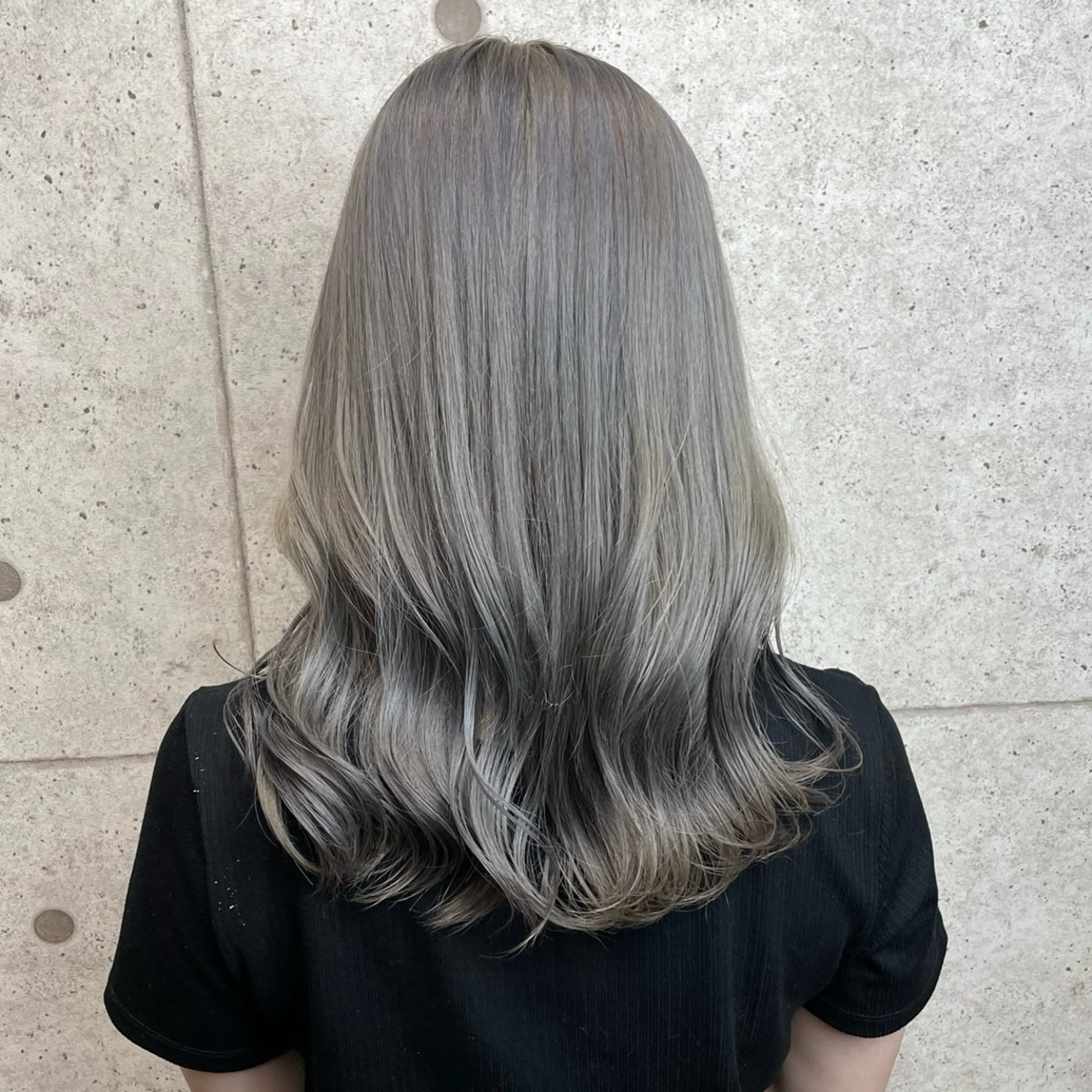 セミロング カラー ヘアカラー トリートメント 奥山義進/大宮 /ダブルカラーのヘアスタイル
