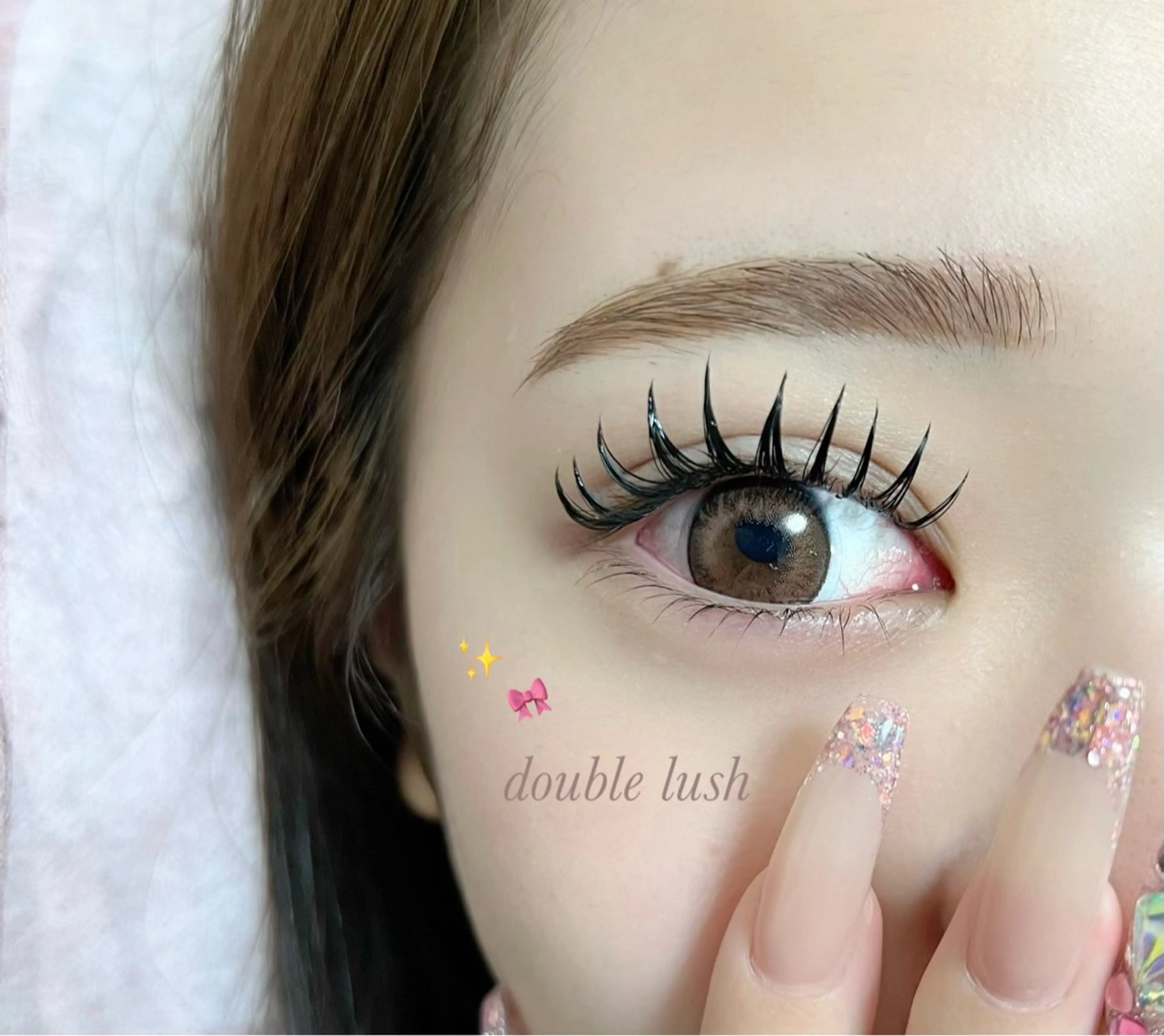 マツエク・マツパ マツエク 【那覇/束感まつ毛 /LED】ｷｬﾒﾙのマツエク・マツパデザイン