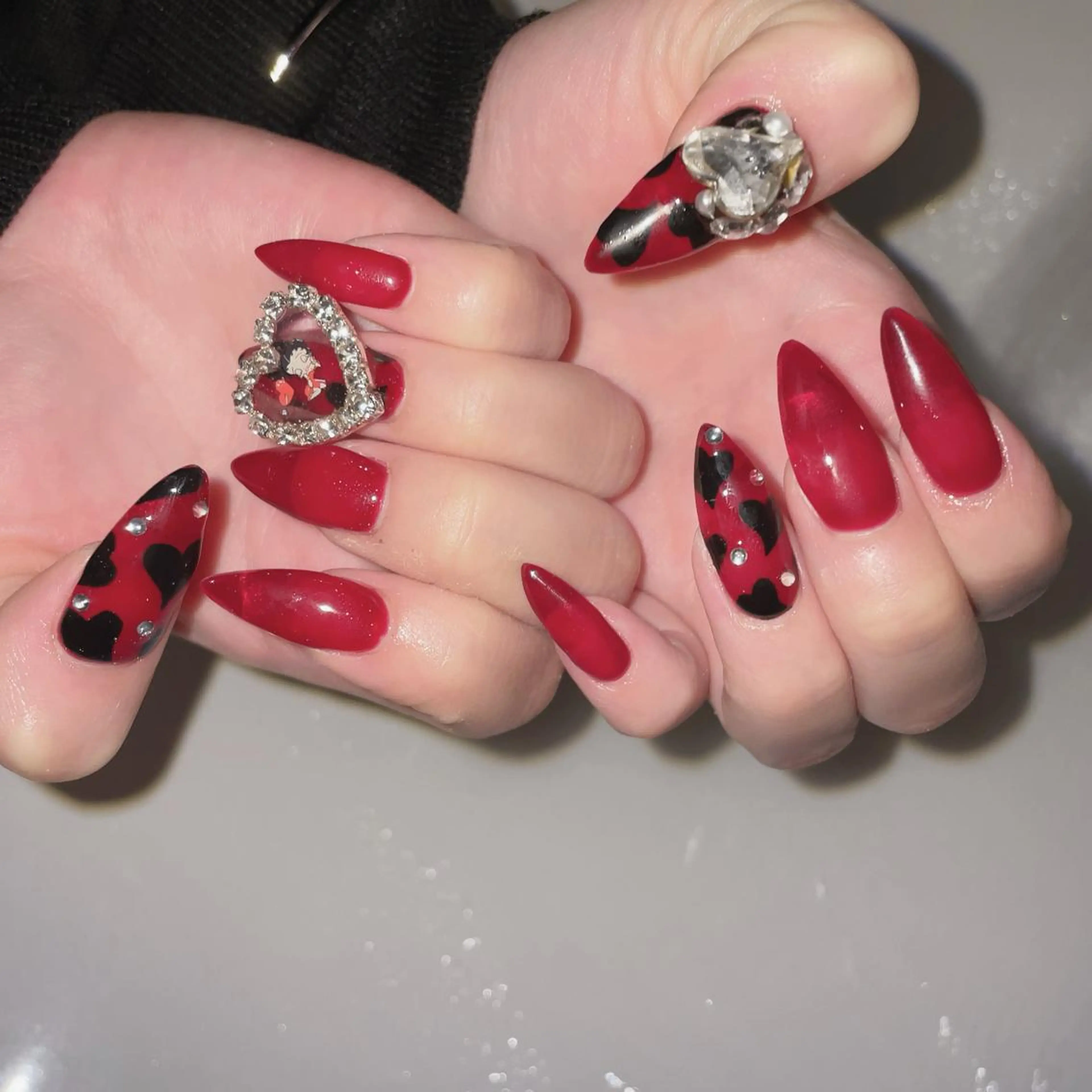 セミロング カラー ヘアアレンジ メンズ キッズ ネイル マツエク・マツパ アイブロウ ハンドネイル ⛓Miyu ⛓のネイルデザイン