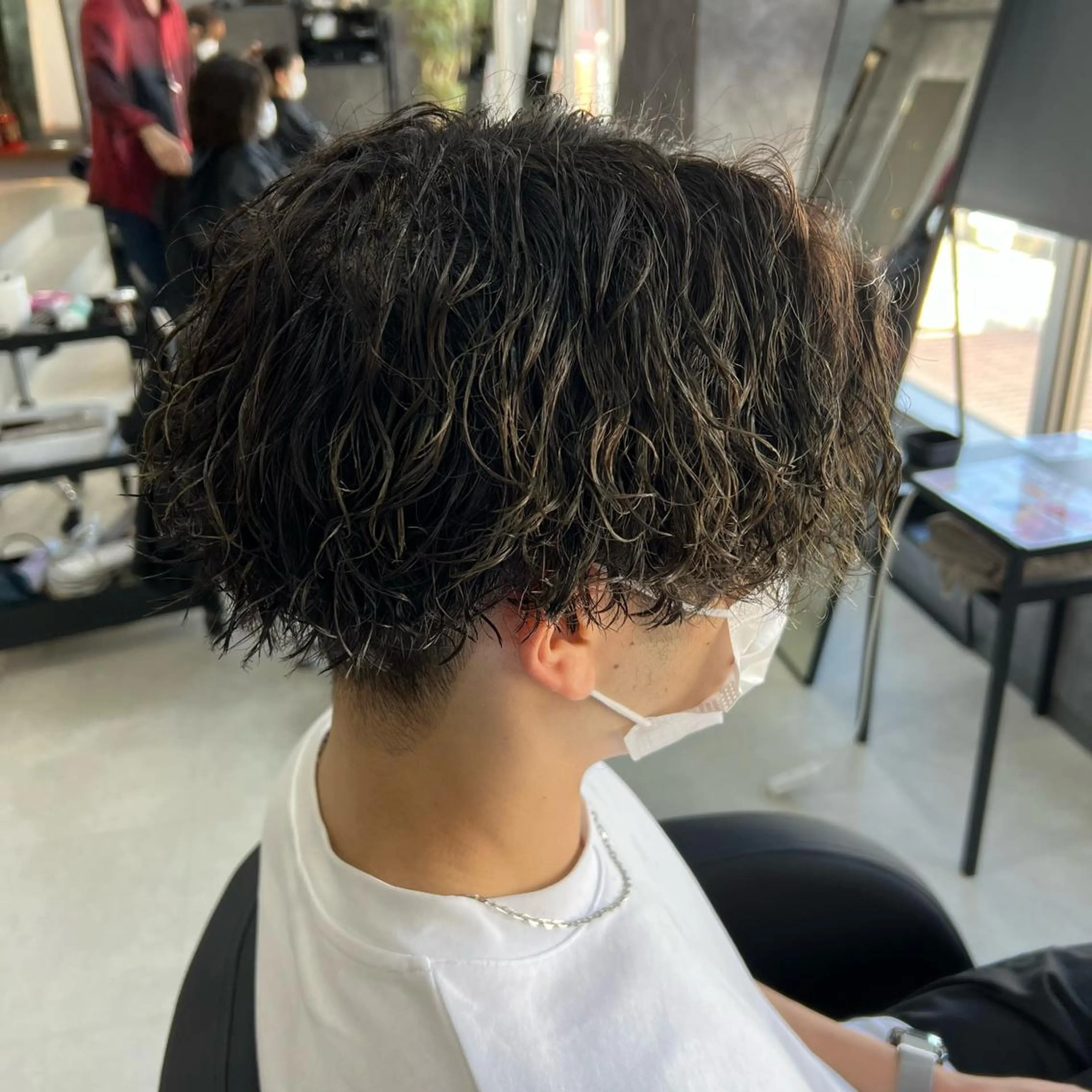 パーマ メンズ メンズパーマ特化 荻田知也のヘアスタイル