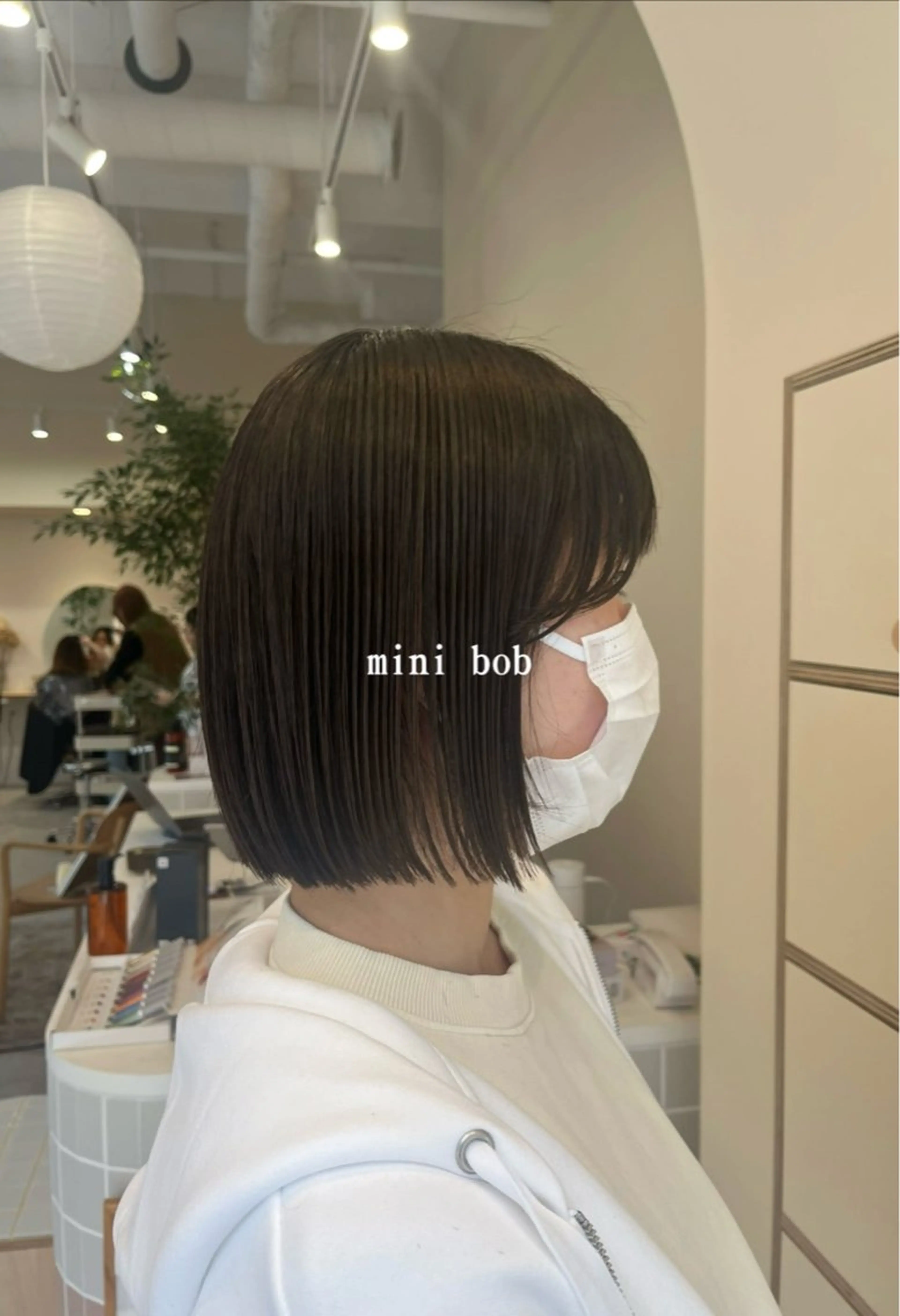 ミディアム カット トリートメント 山口 愛結のヘアスタイル