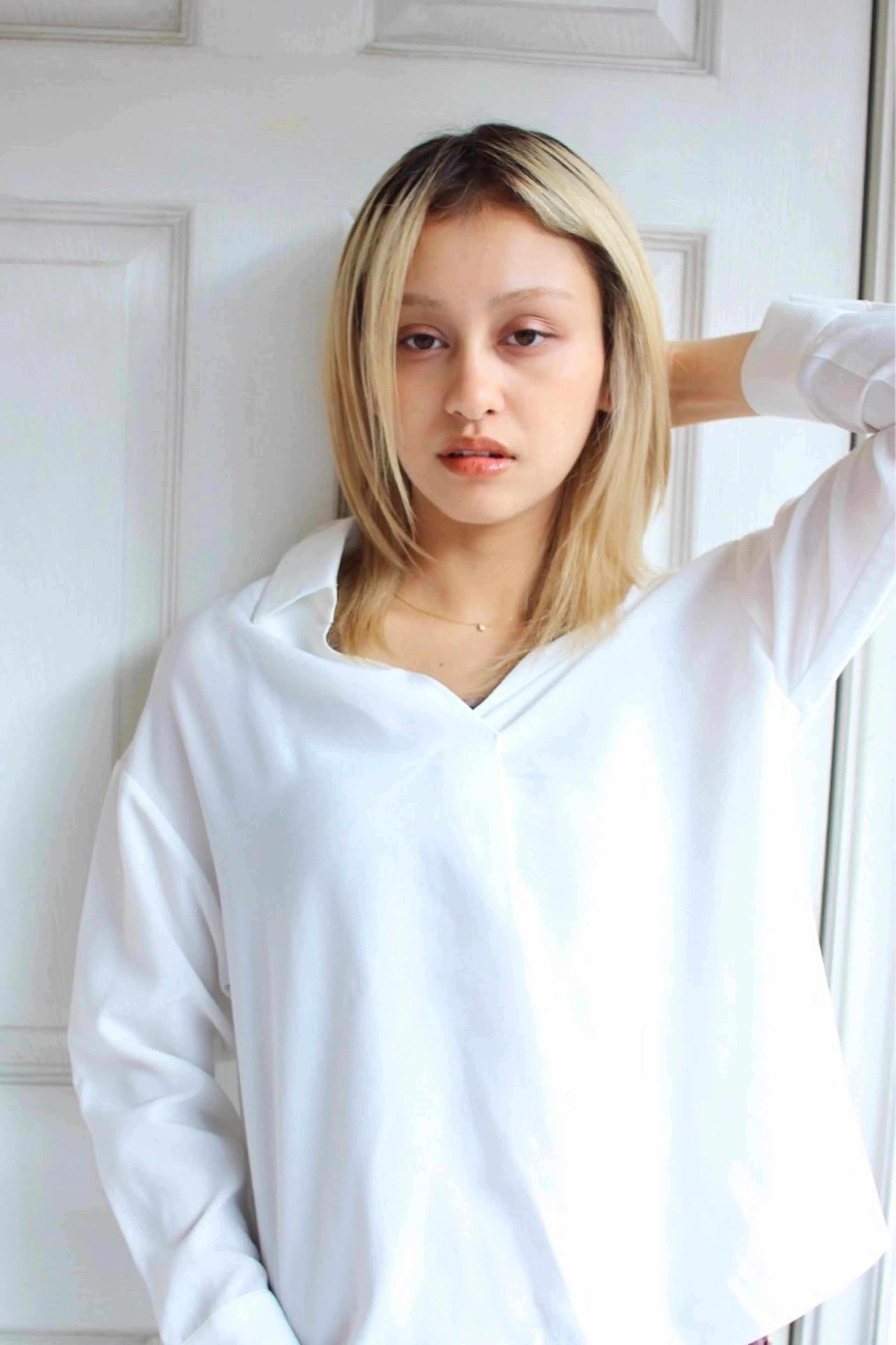 ミディアム 縮毛矯正 千 田のヘアスタイル