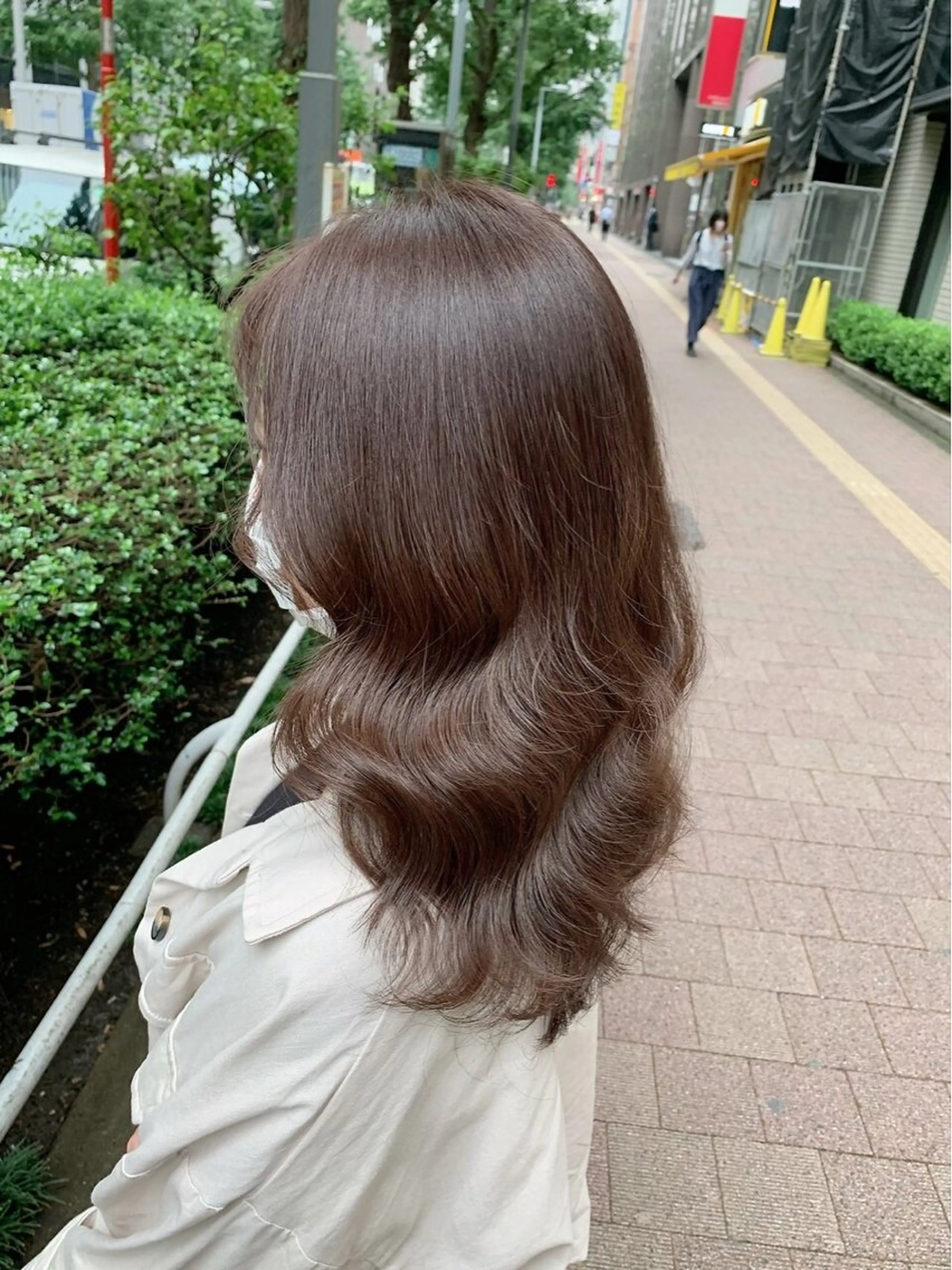 セミロング カラー ハイトーン/ブリーチ 💙みずき💙のヘアスタイル