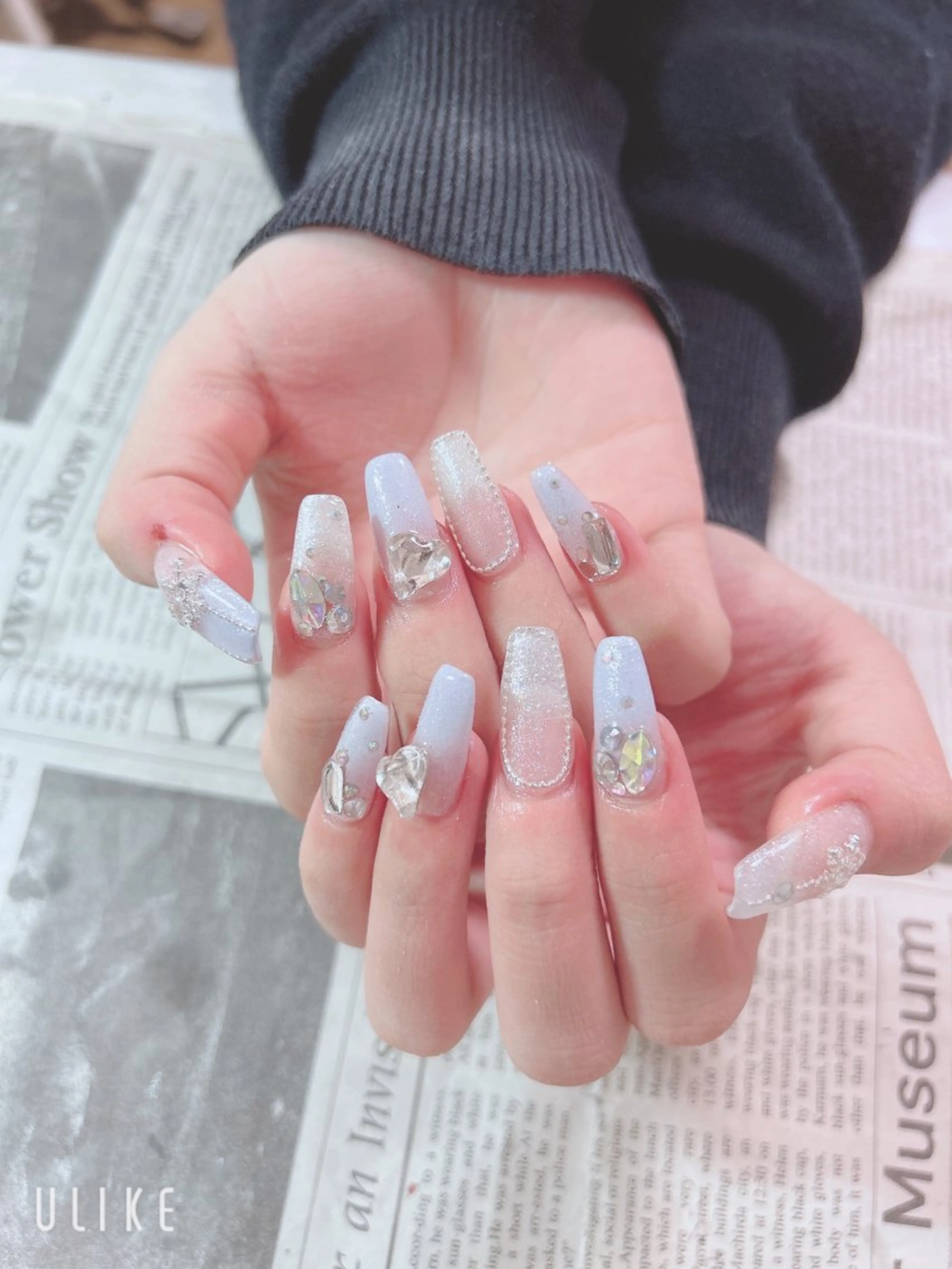 ネイル ハート ハンドネイル ハンドケア 森山 舞のネイルデザイン