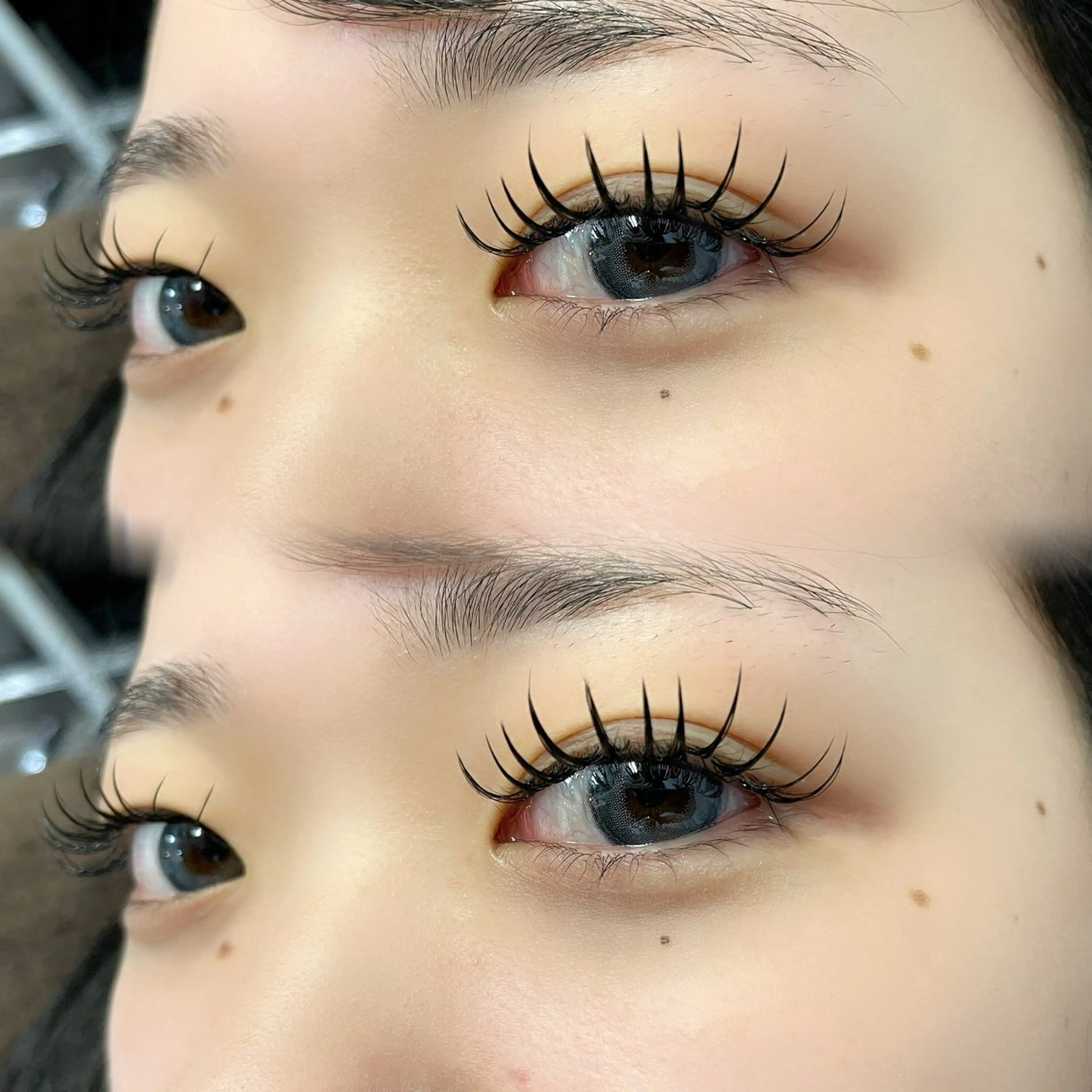 マツエク・マツパ Dカール フラットラッシュ Bianca 💋 KIKUCHIのマツエク・マツパデザイン