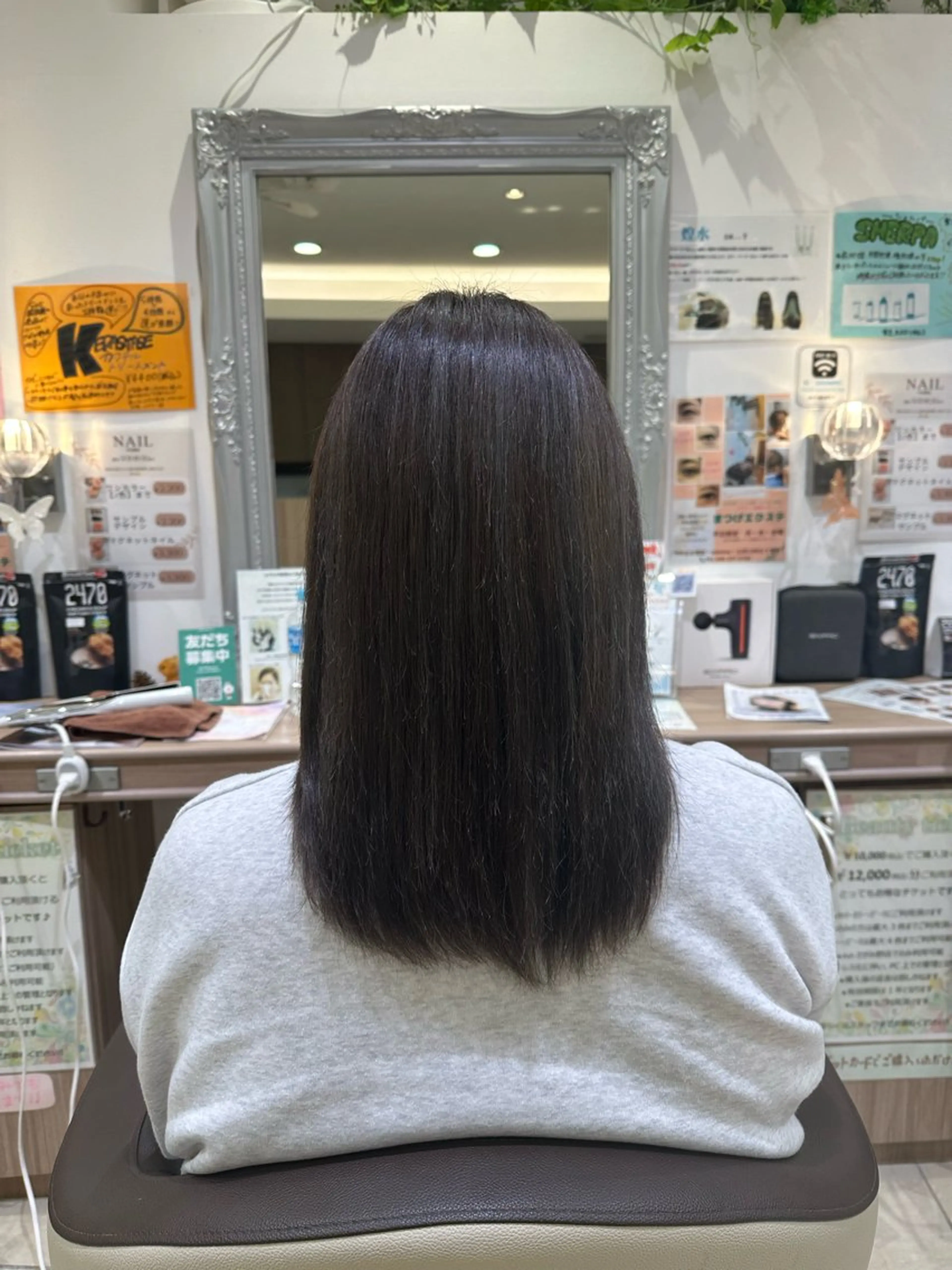 ミディアム カラー ヘアカラー Miyu🦄ash メンズカット/まつげのヘアスタイル