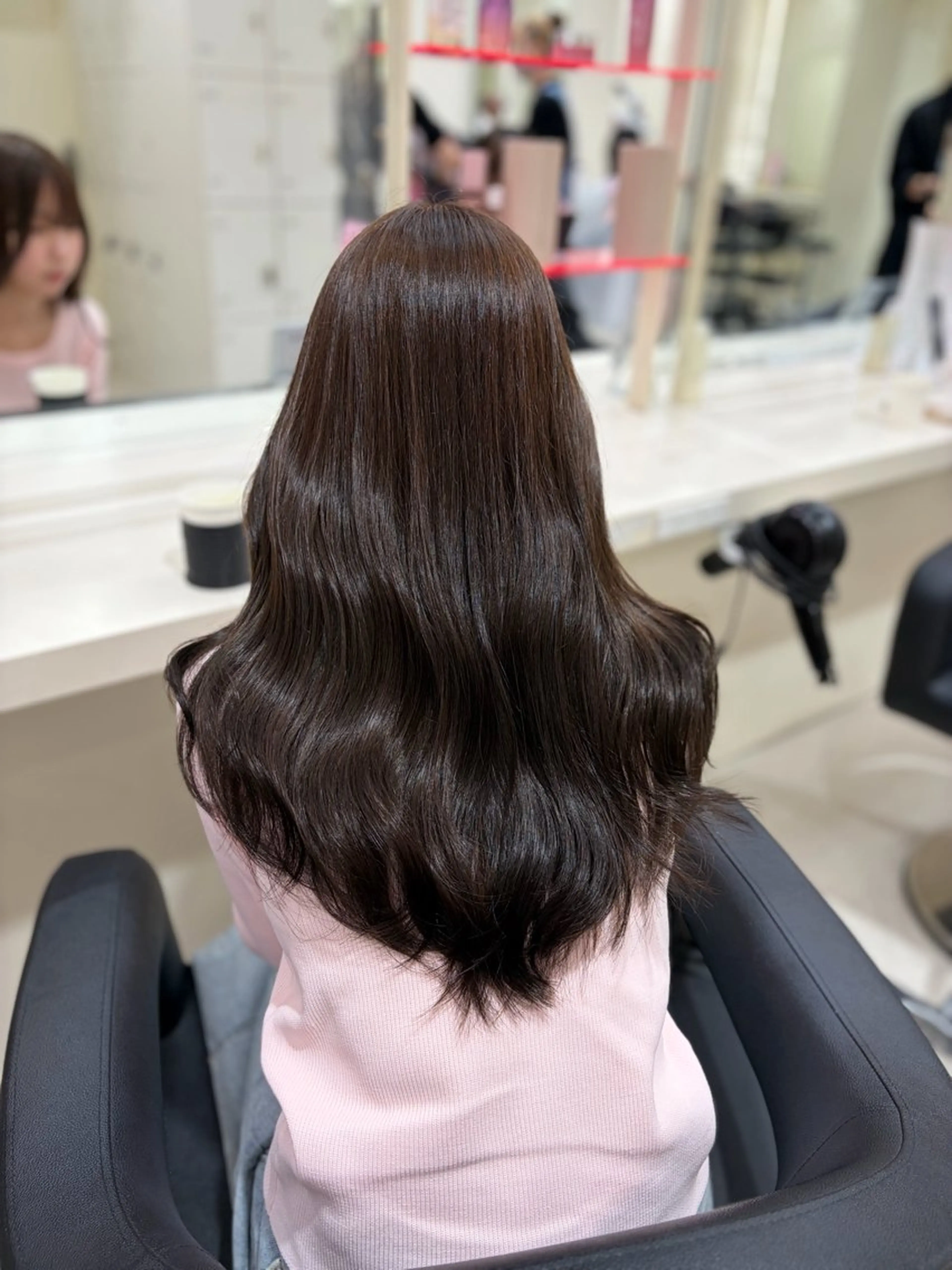 ロング カラー ヘアカラー ヘアセット 大人上品ベージュ 🎀HARUNAのヘアスタイル