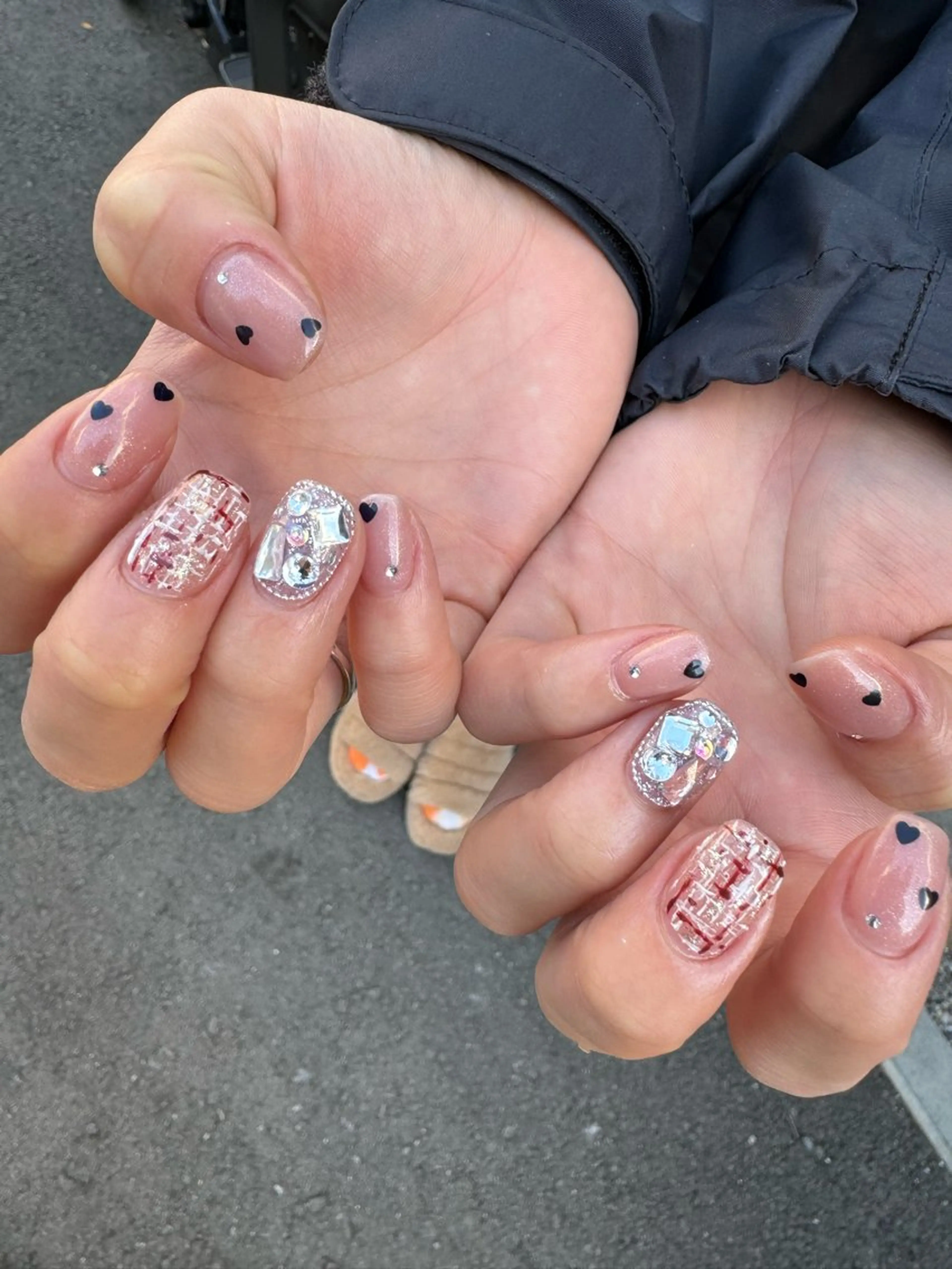 ネイル ツイードネイル MH_ Nailのネイルデザイン