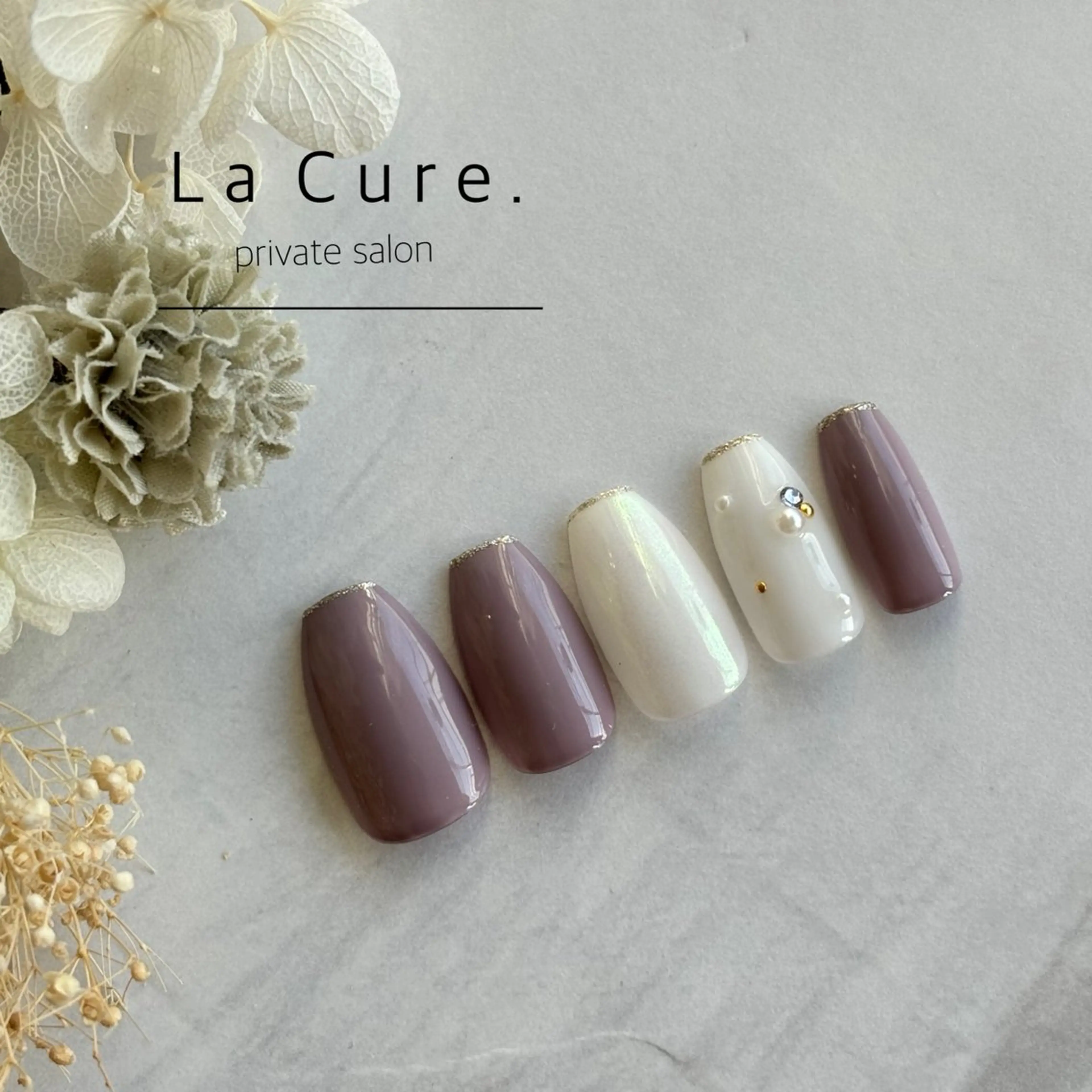 ネイル ジェルネイル ニュアンスネイル ハンドネイル Lacure. misaのネイルデザイン