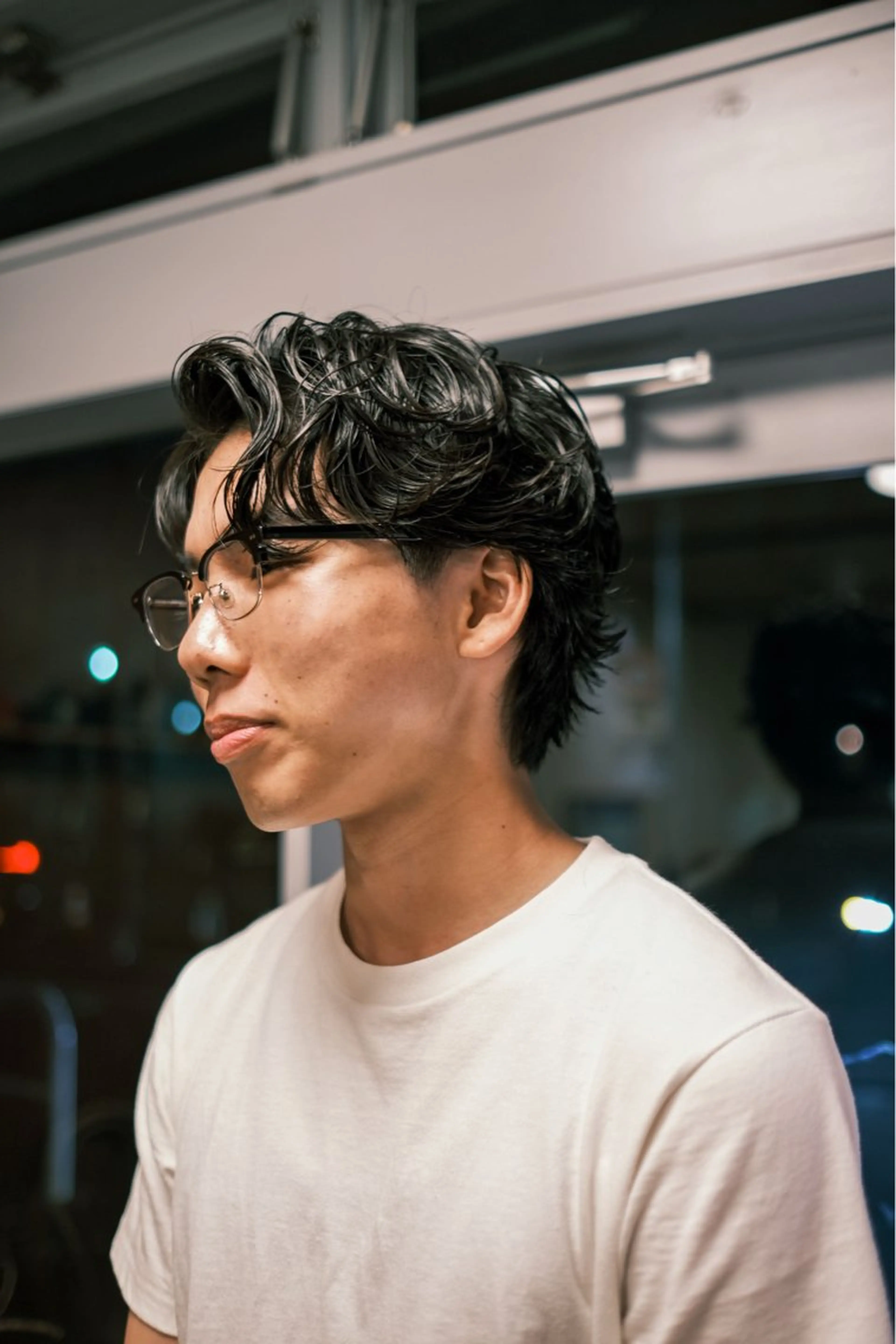 メンズ カット パーマ メンズパーマ いしだ りょうのヘアスタイル