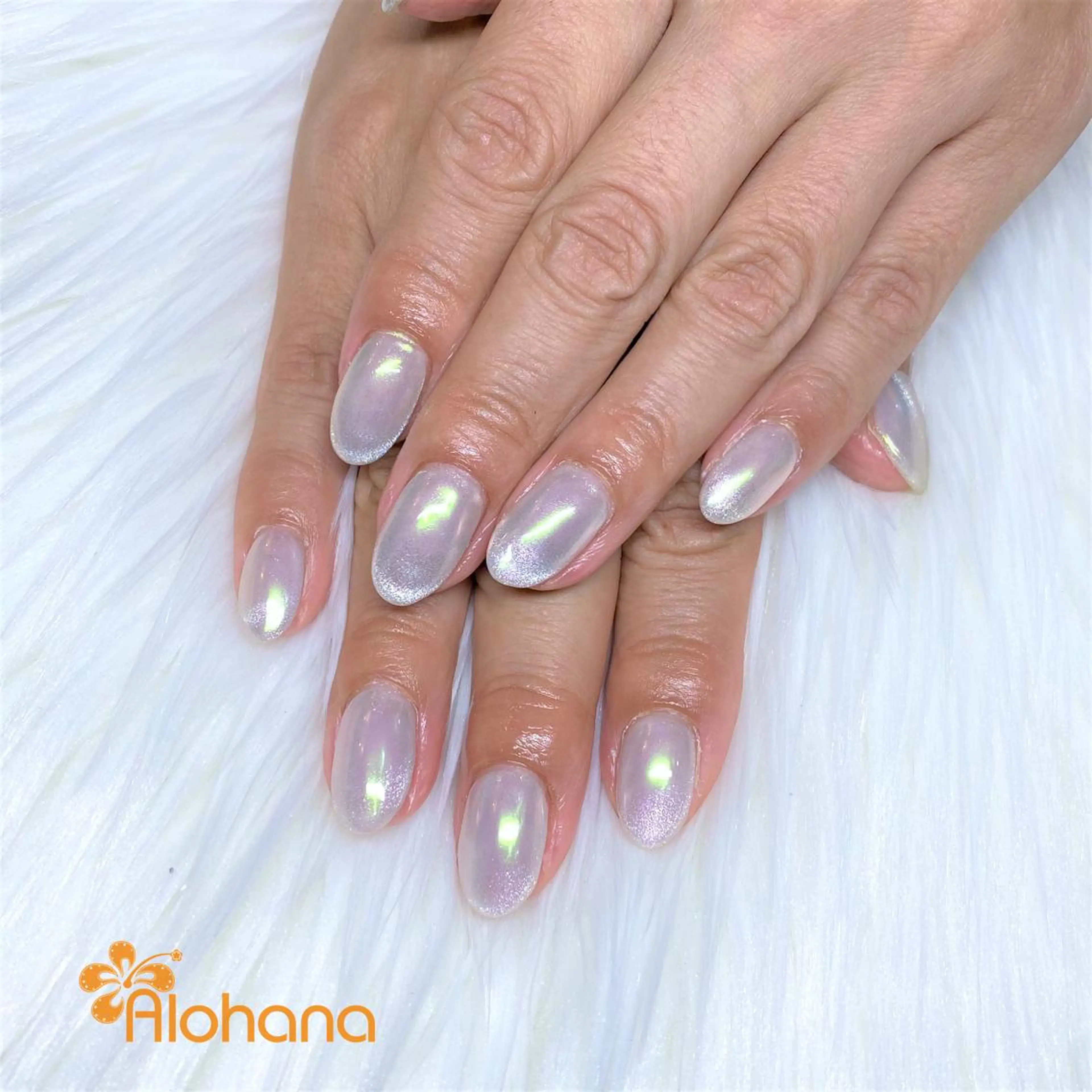 ネイル フレンチネイル マグネットネイル ハンドネイル Alohana Minaのネイルデザイン