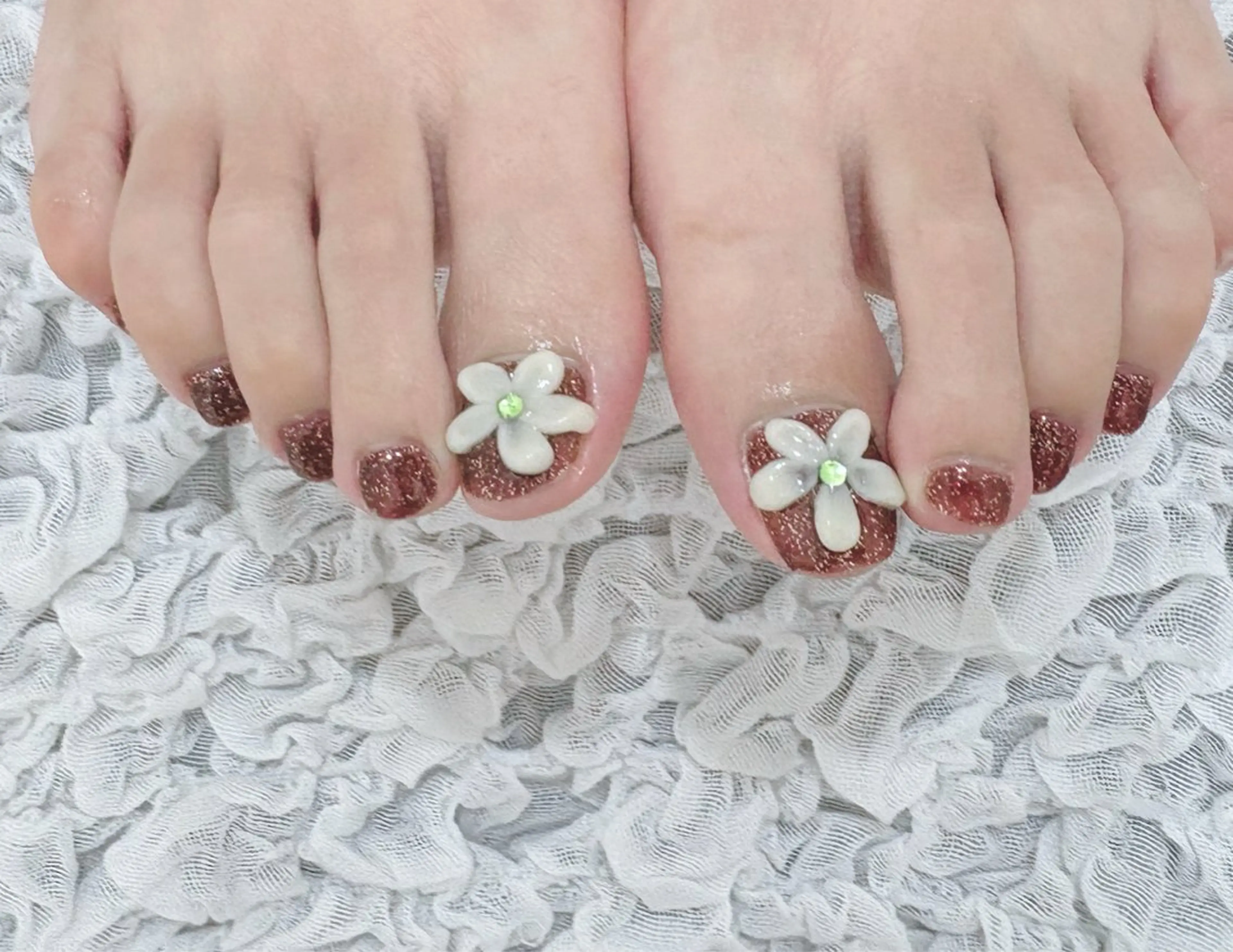 ネイル フットネイル 艶/マグネット/網紅 /韓国/岩下りほのネイルデザイン