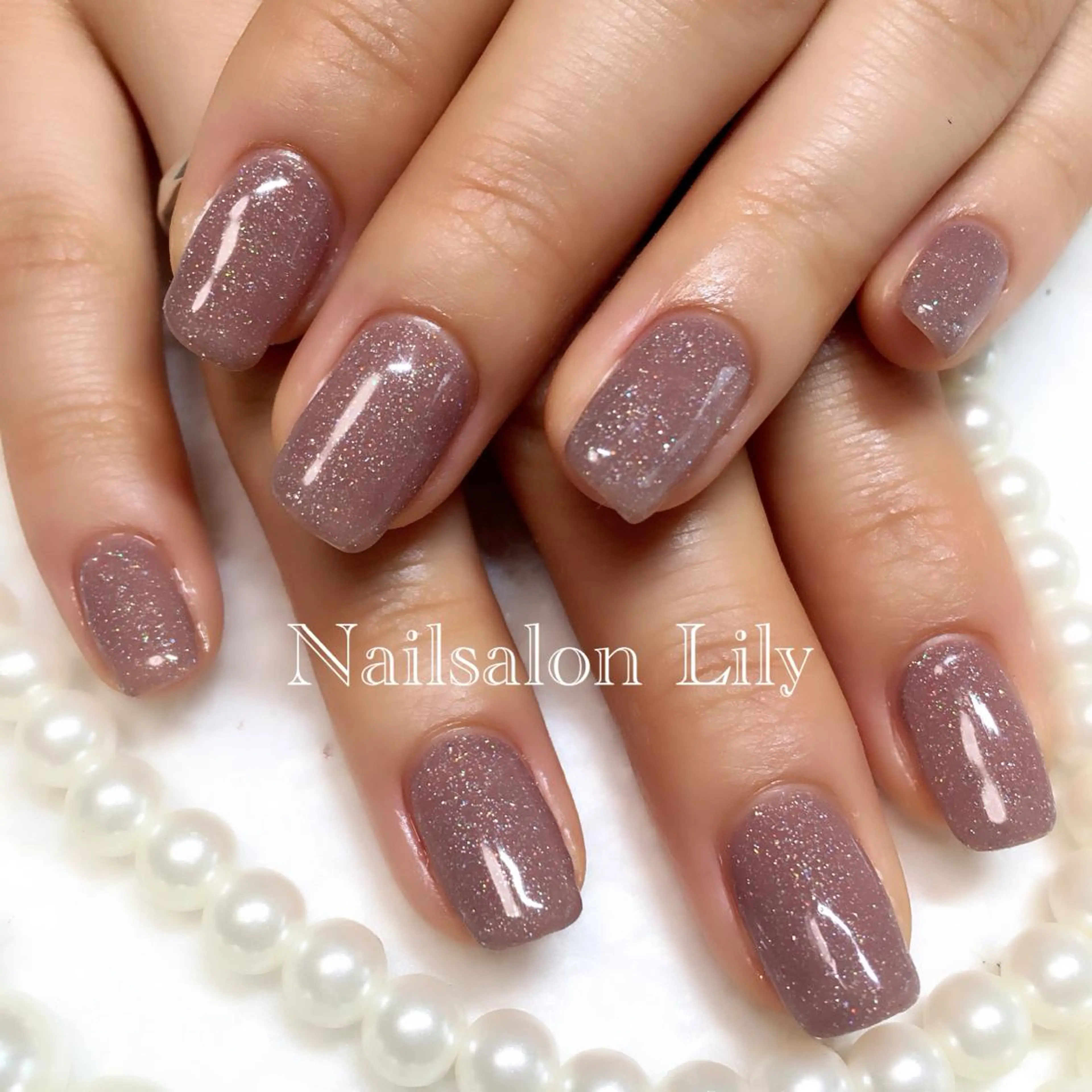 ネイル ワンカラーネイル Lily*nail 🌻Mii🌻のネイルデザイン