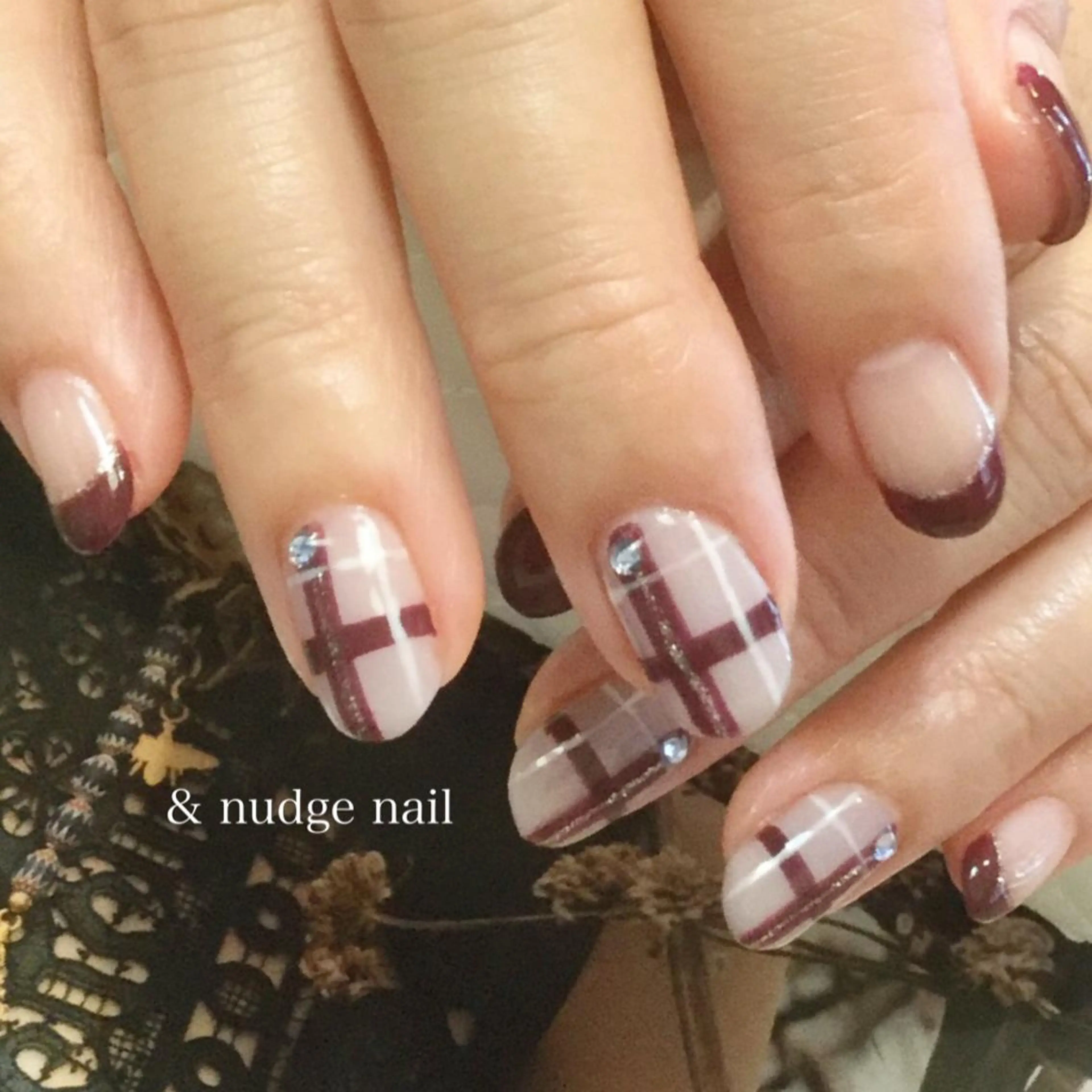 ネイル 持ち込み & nudge nail所属・&nudgenail 本多のネイルデザイン