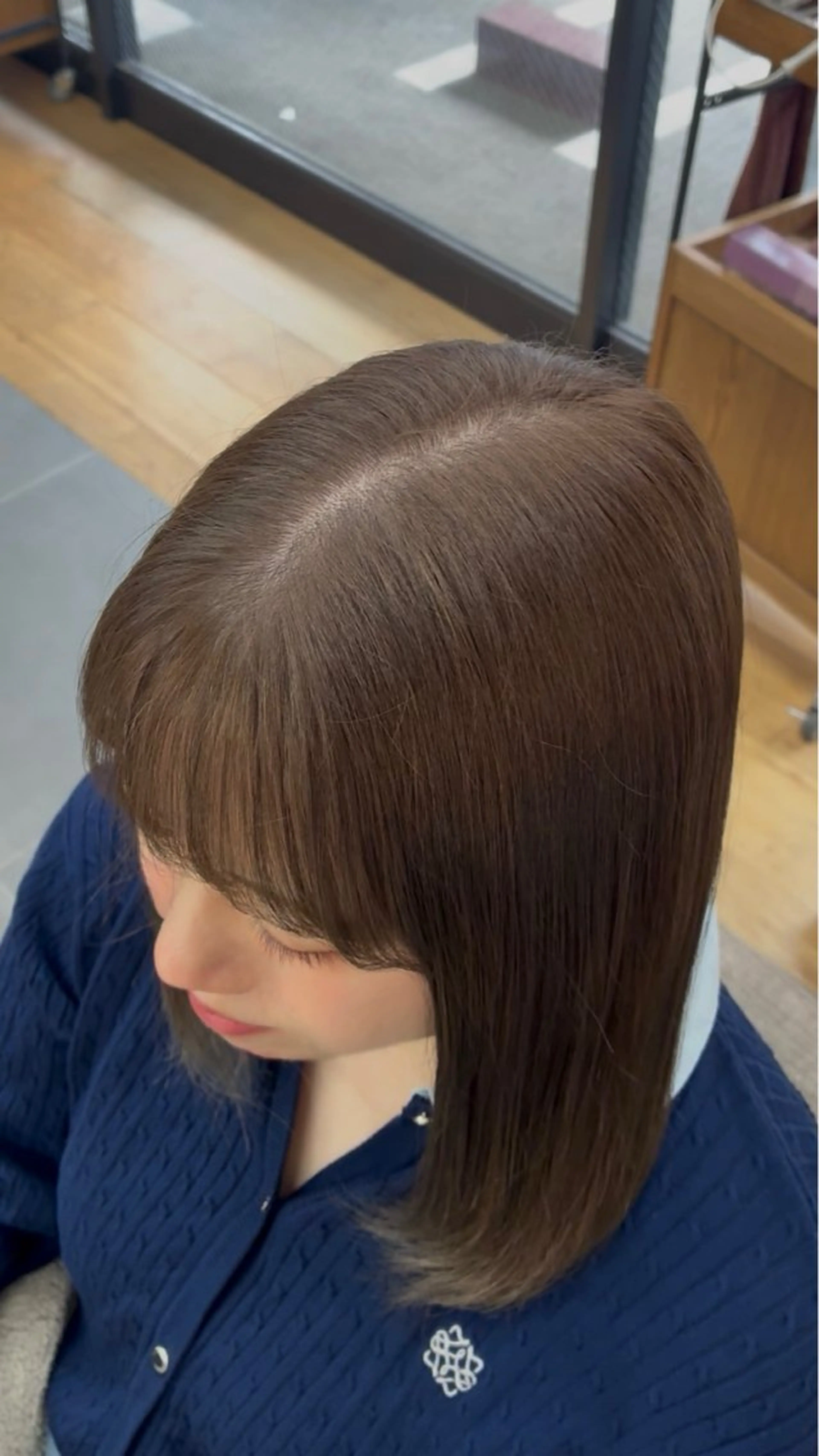 カラー ヘアカラー nanami🏷🤎 ふんわりカラーのヘアスタイル