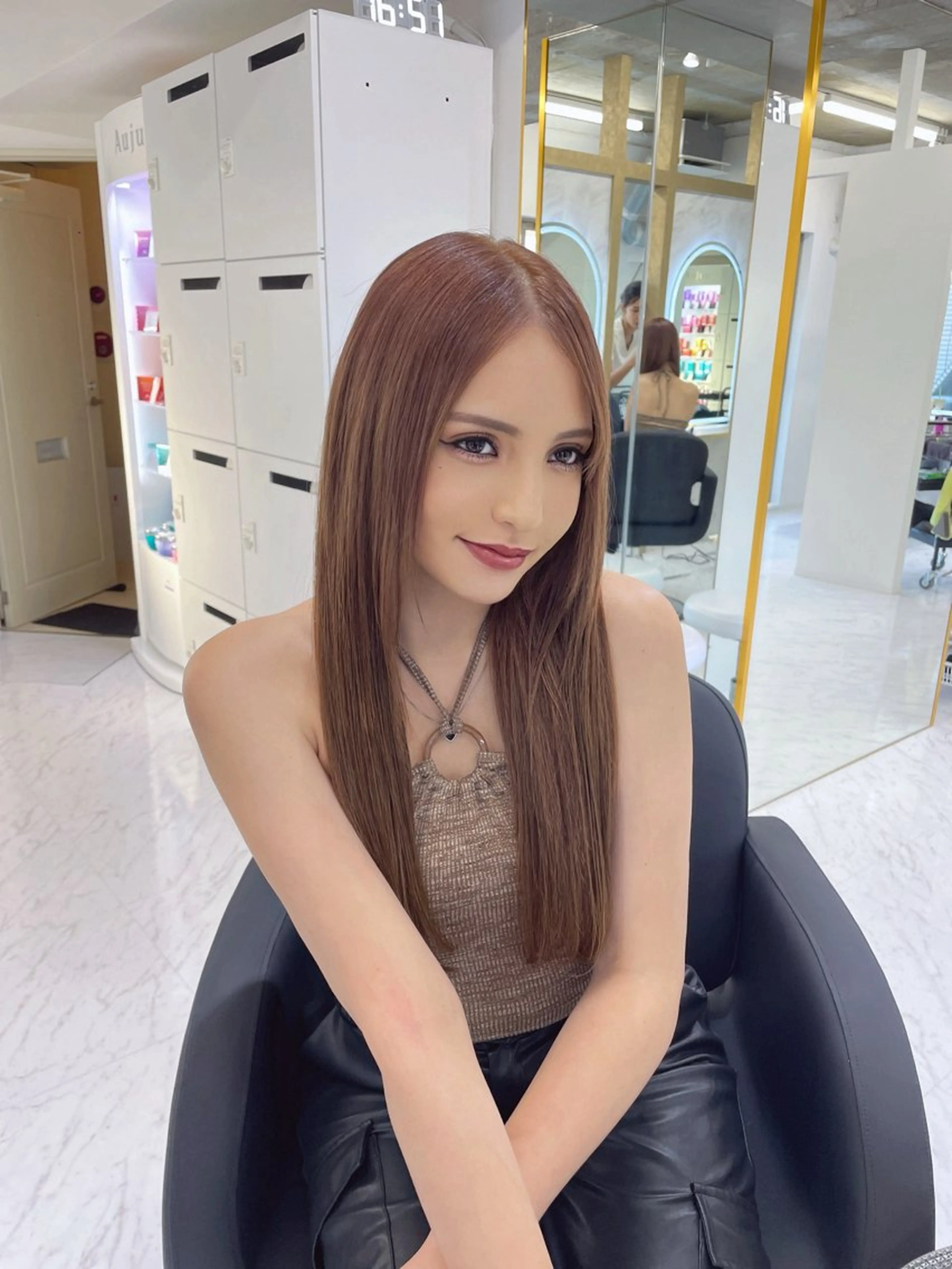 ロング シールエクステ エクステ 🦋韓国hair🦋 エクステ店長sakiのヘアスタイル