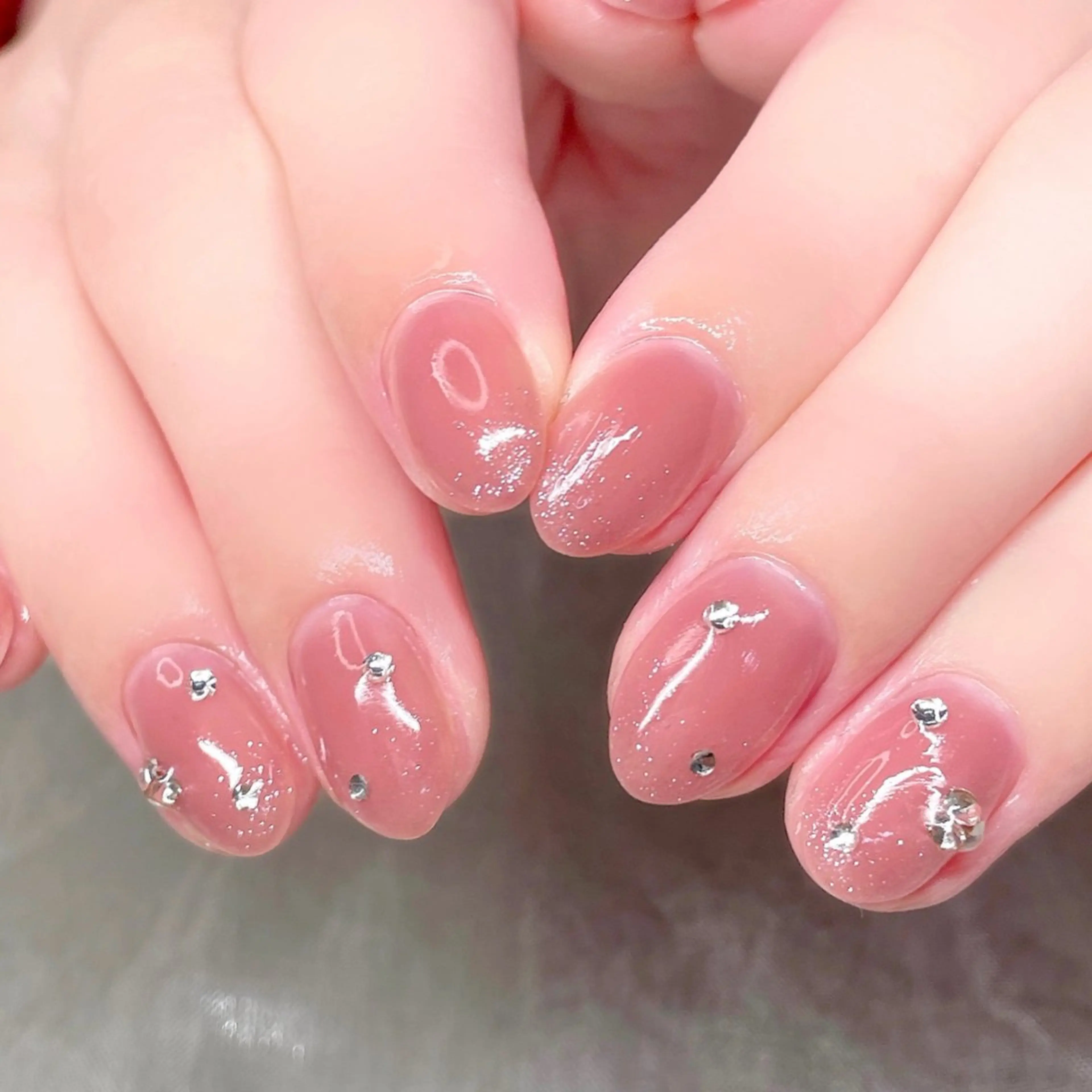 ネイル ストーンネイル ハンドネイル Nailist suzuのネイルデザイン