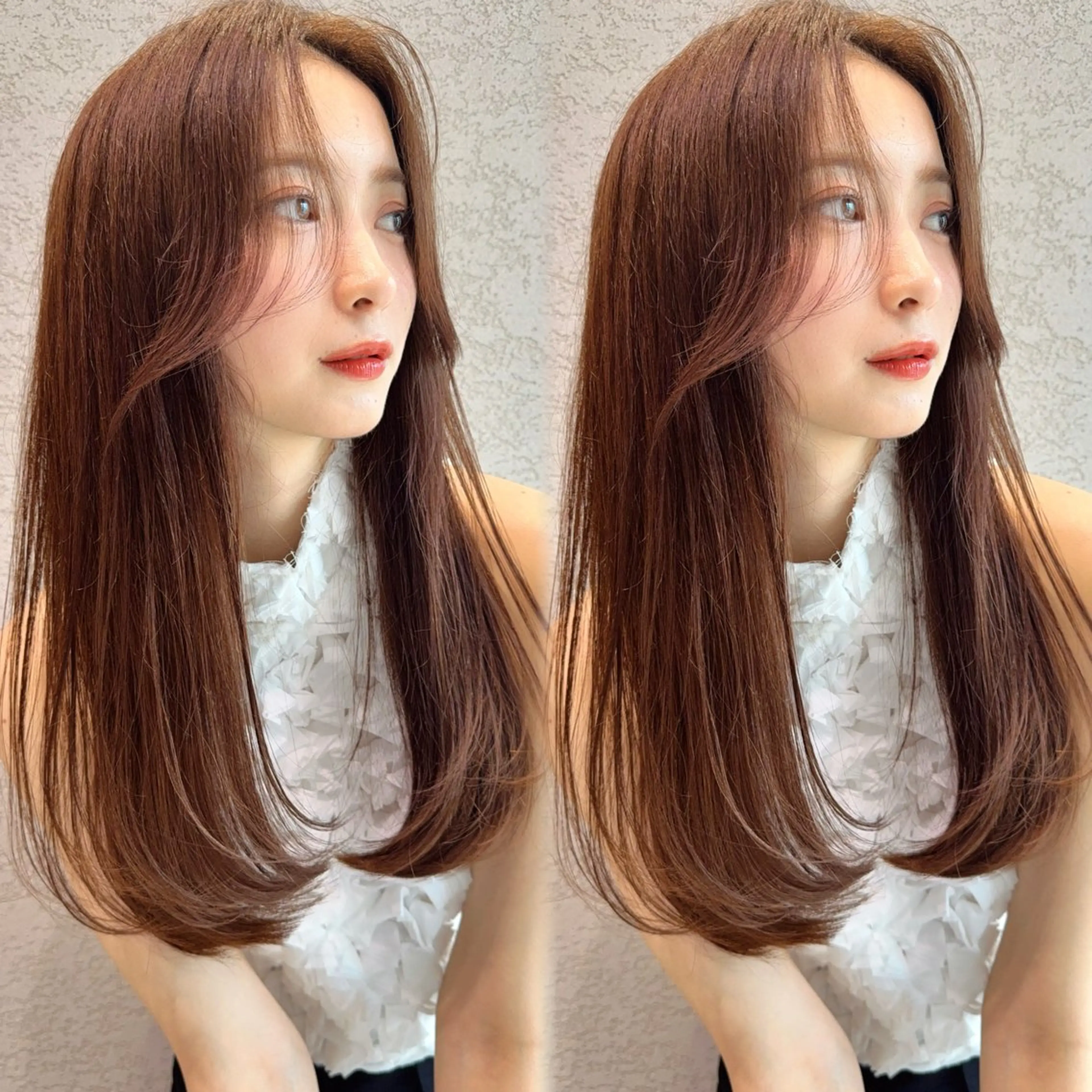 ロング カラー カット ヘアカラー トリートメント レイヤー❣️縮毛矯 川村利幸のヘアスタイル