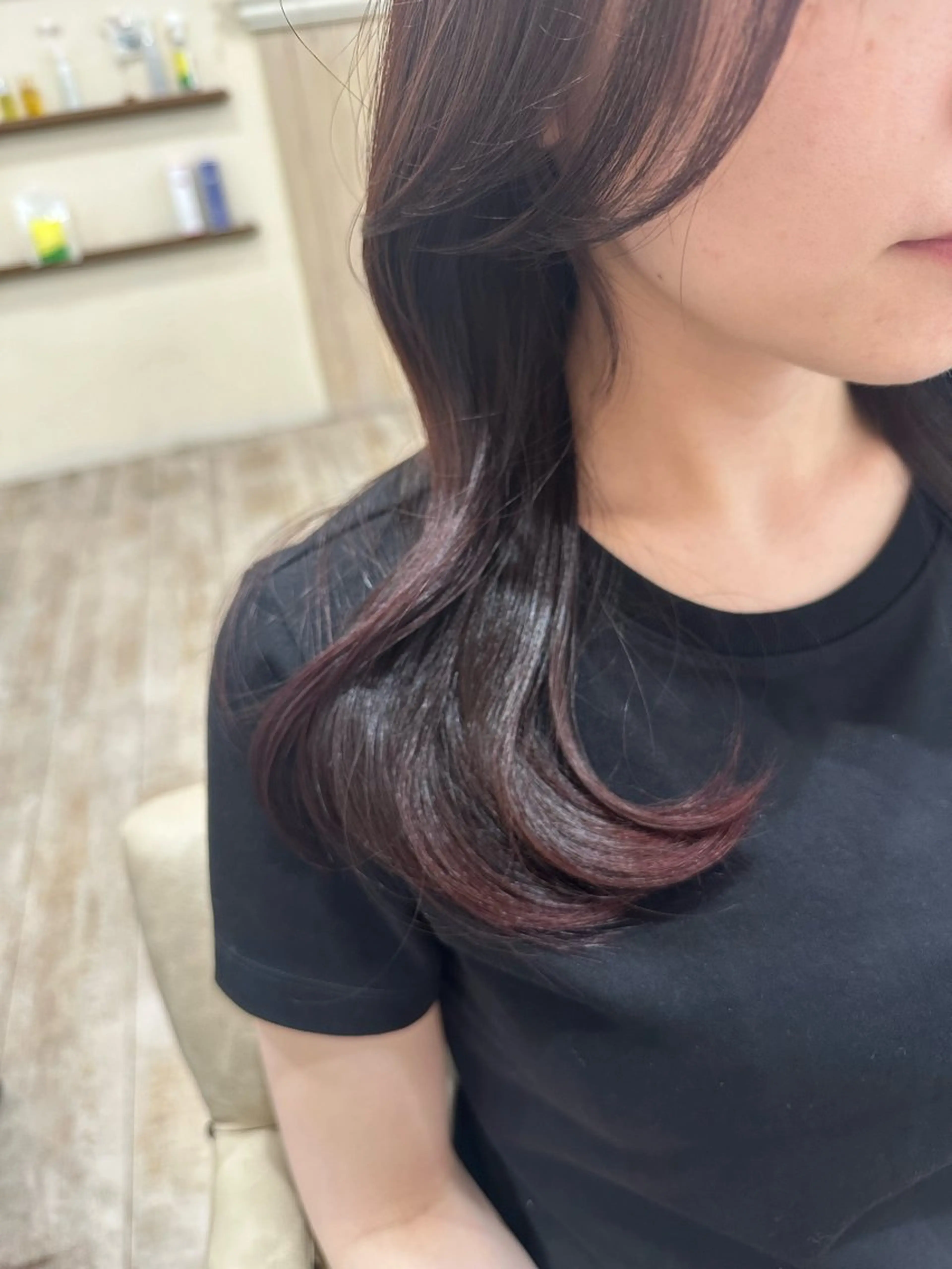 セミロング カラー 新越谷/韓国風/艶髪 miyuのヘアスタイル