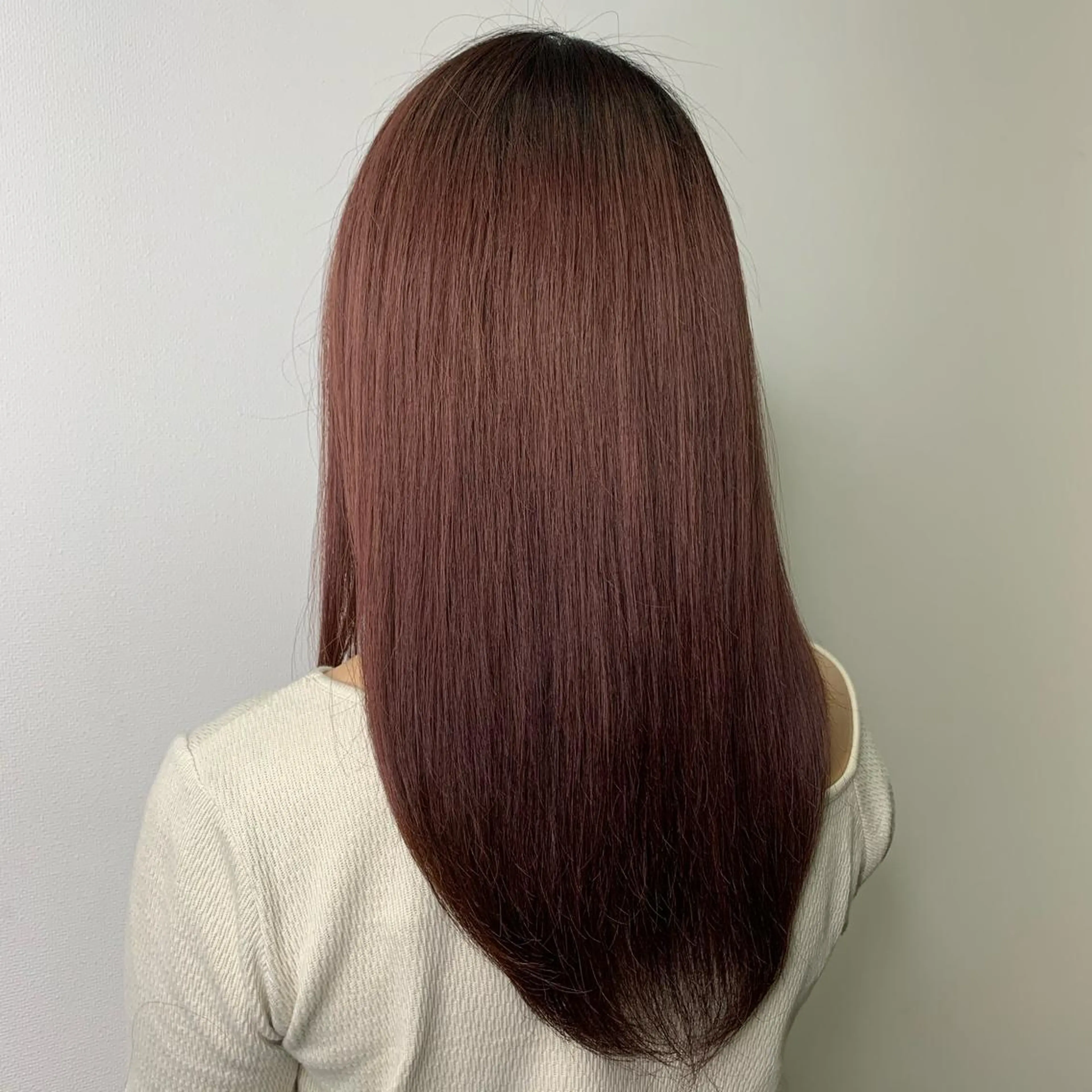 カラー ブラウンカラー カシス 染矢 優希のヘアスタイル