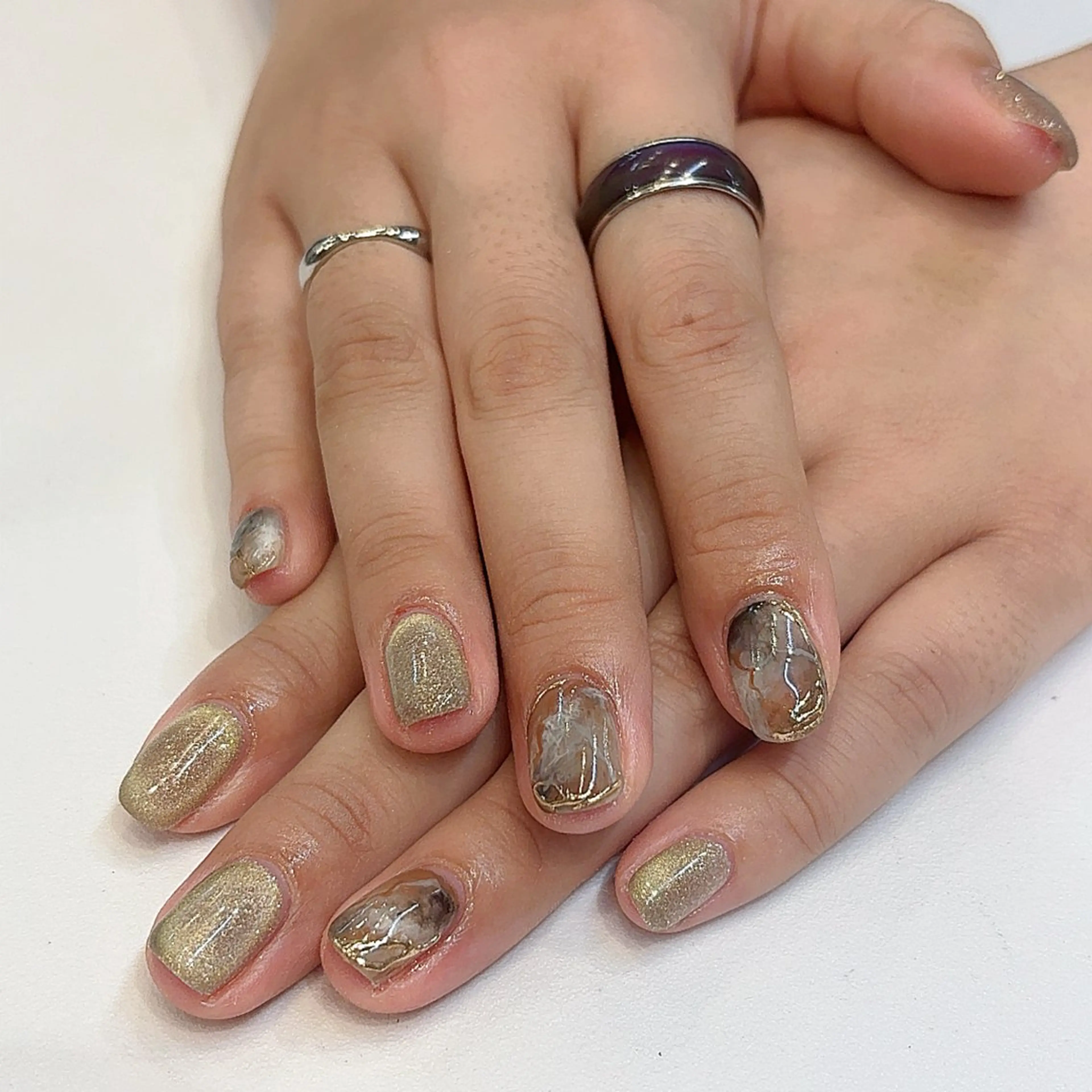 ネイル ハンドネイル ハンドケア あおやぎ ゆきこのネイルデザイン