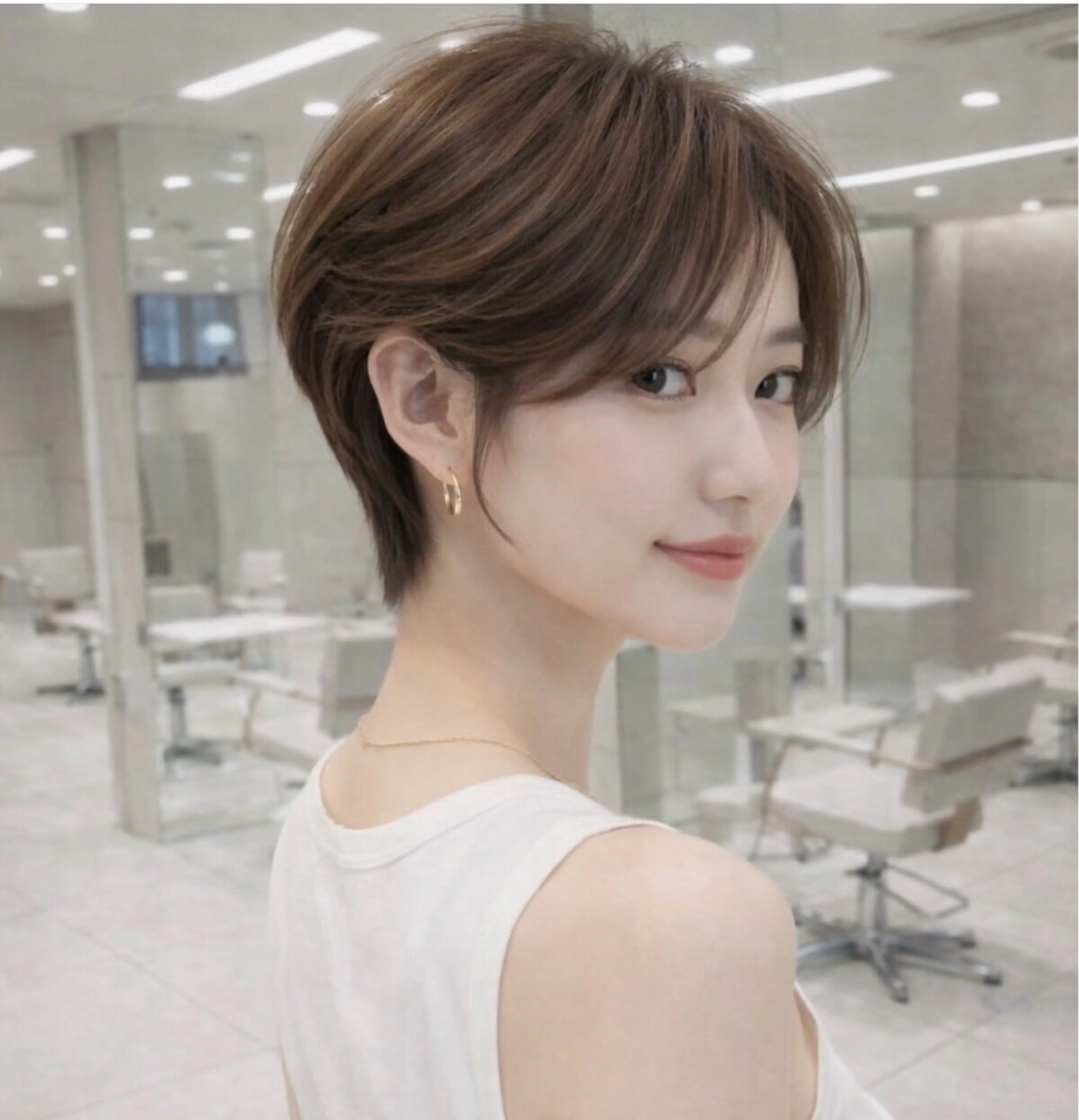 ショート 鈴木 彩莉のヘアスタイル