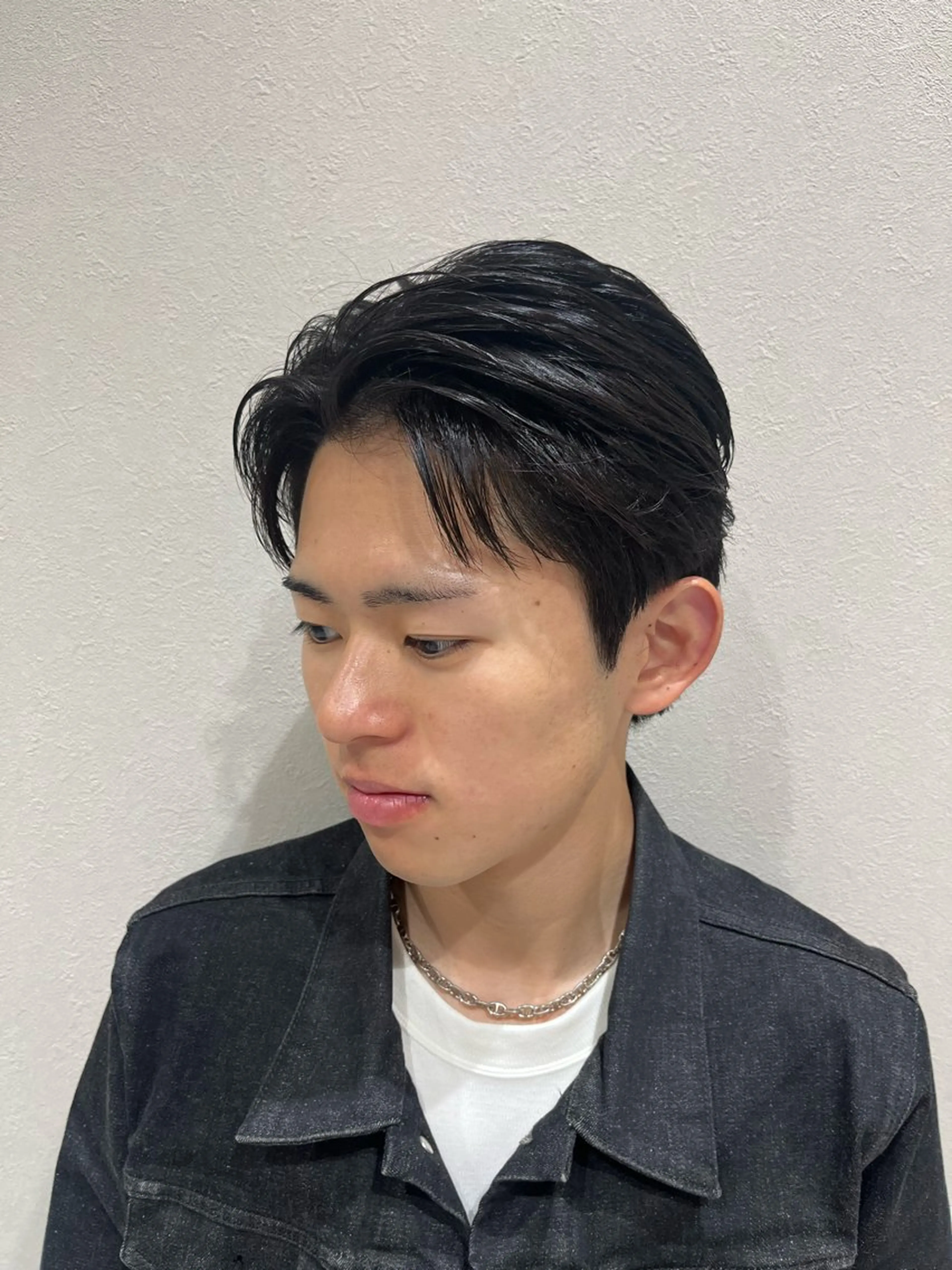 メンズ メンズ就活ヘア 刈り上げ カット トリートメント Ken 縮毛矯正/韓国風ヘアのヘアスタイル